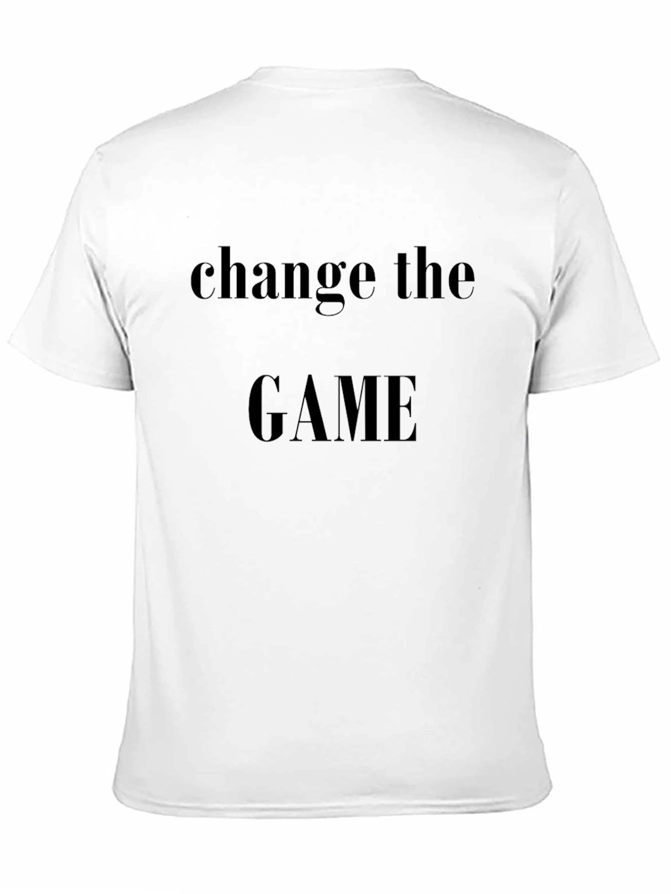 Black Change the Game T-Shirt - Stylish & Comfortable Black Tee view 11