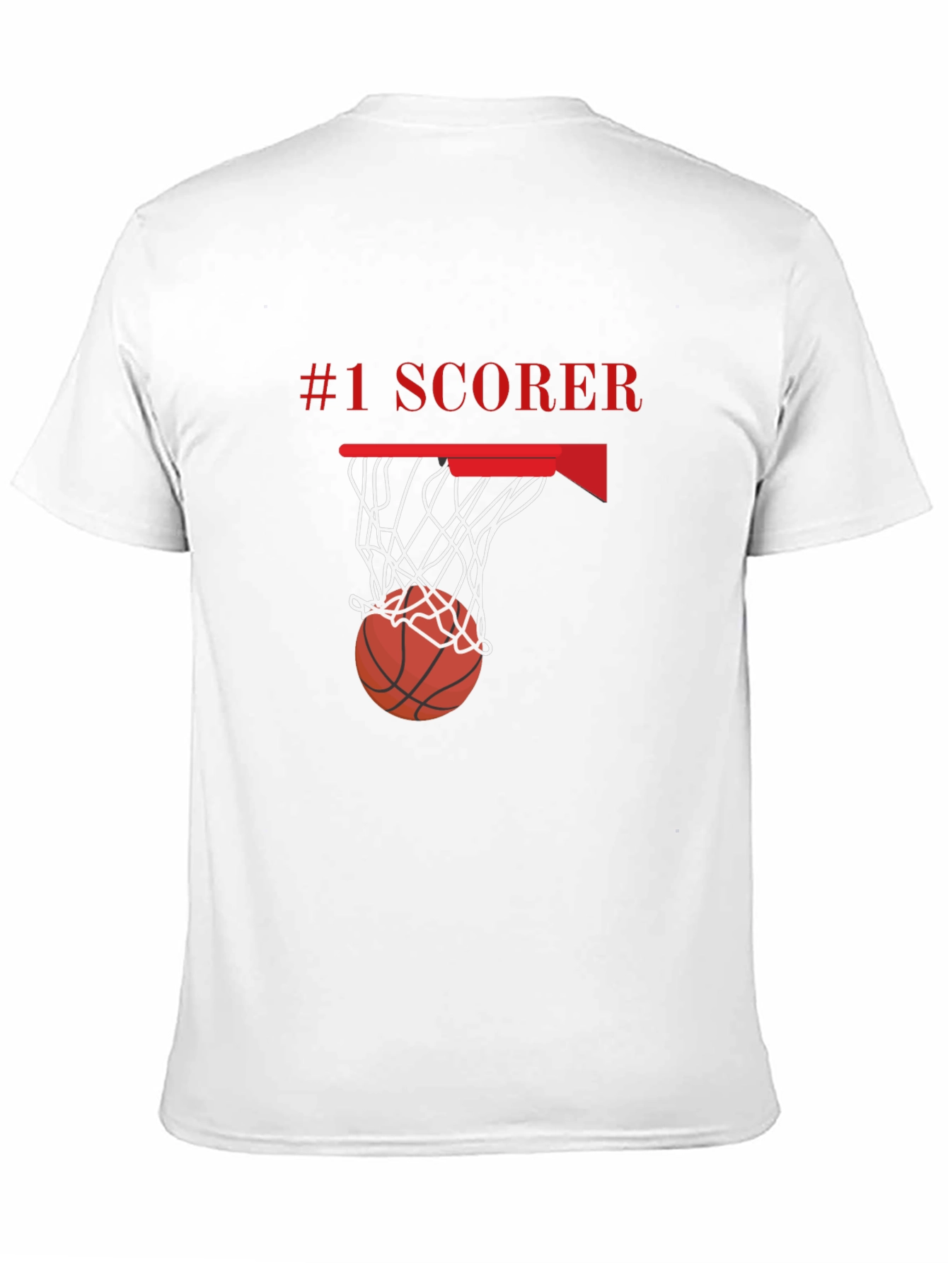 Black #1 Scorer Basketball Graphic Tee - Stylish Player Shirt view 11