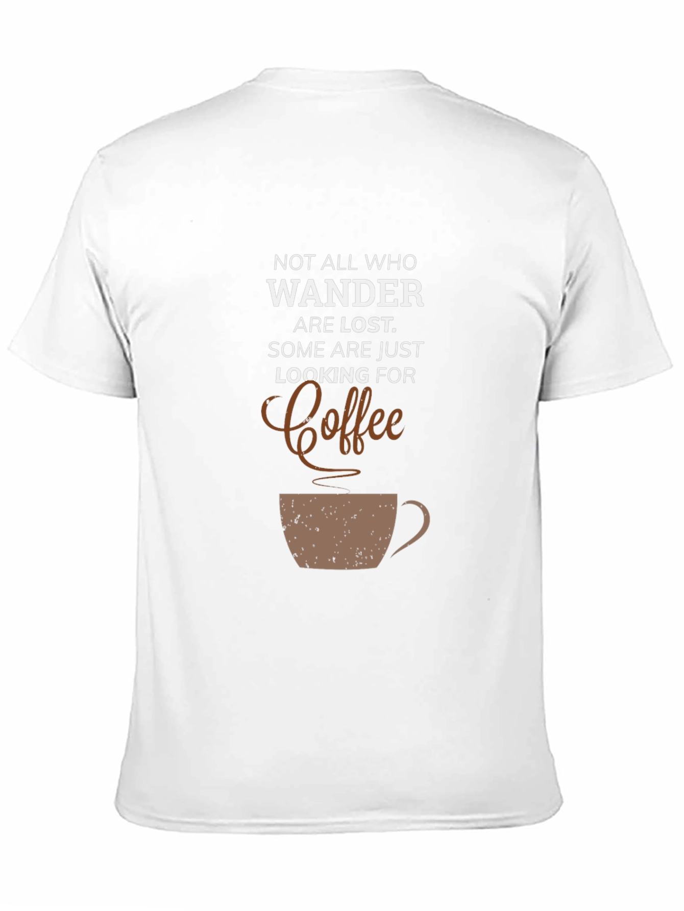 Black Wander Coffee Graphic Tee - Black view 11