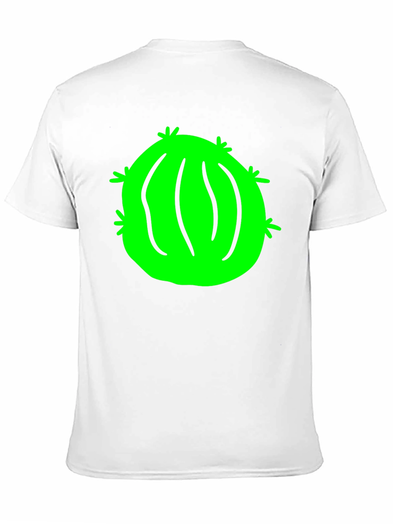 Black Funny Cactus Graphic T-Shirt - Black view 11