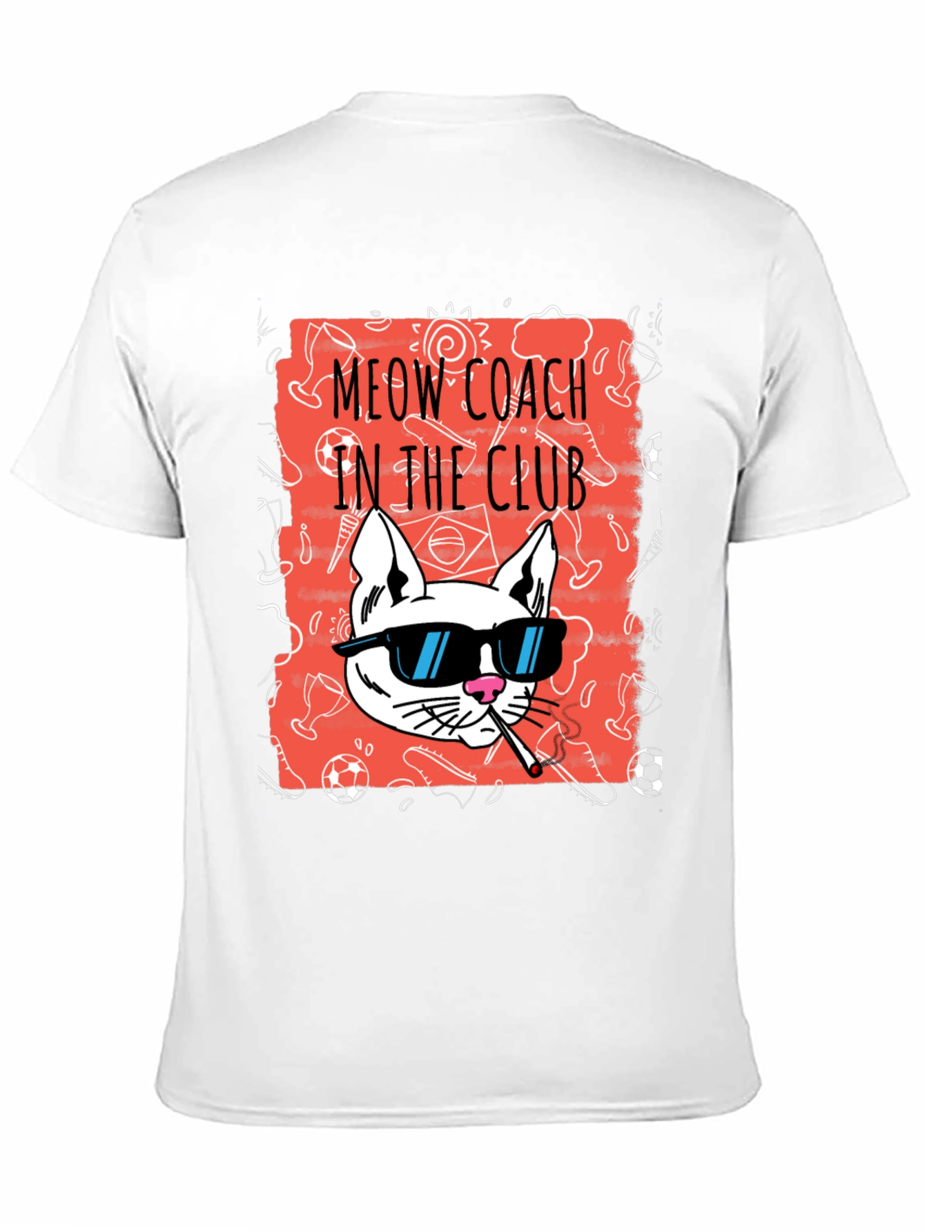 Black Meow Coach in the Club T-Shirt view 11