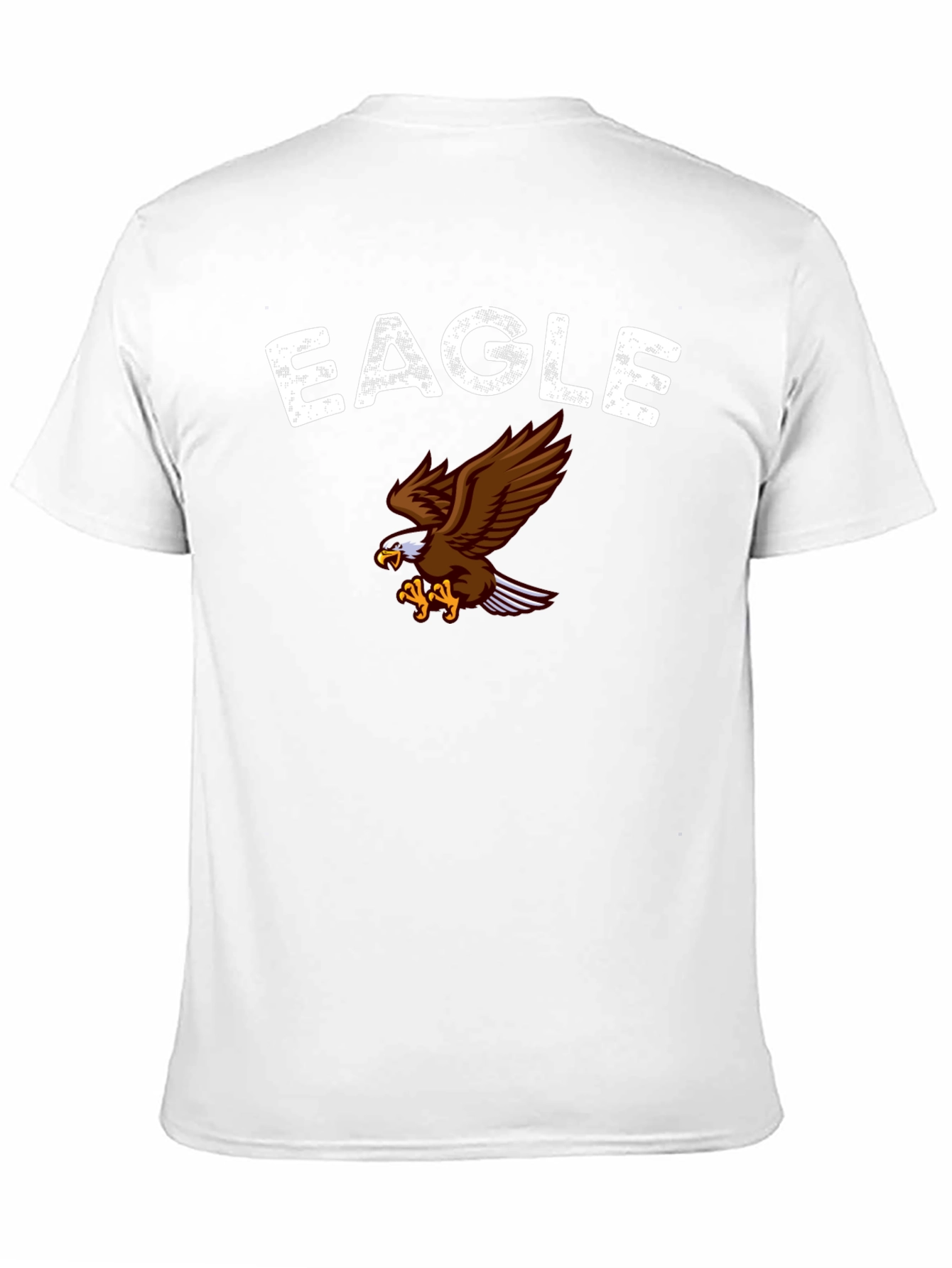 Black Black Eagle Graphic Print T-Shirt view 11
