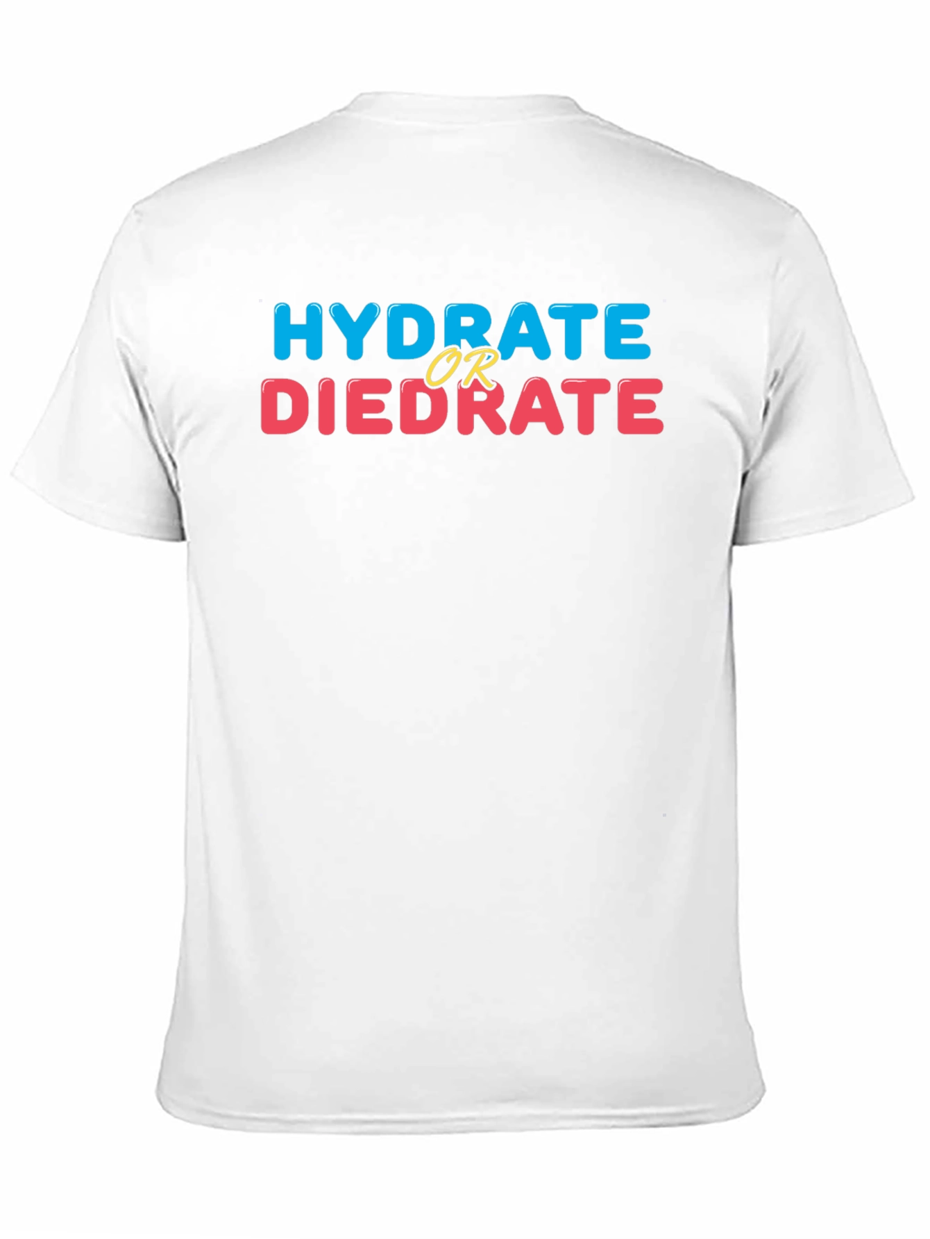 Black Hydrate or Diedrate Graphic Tee - Funny Health Shirt view 11