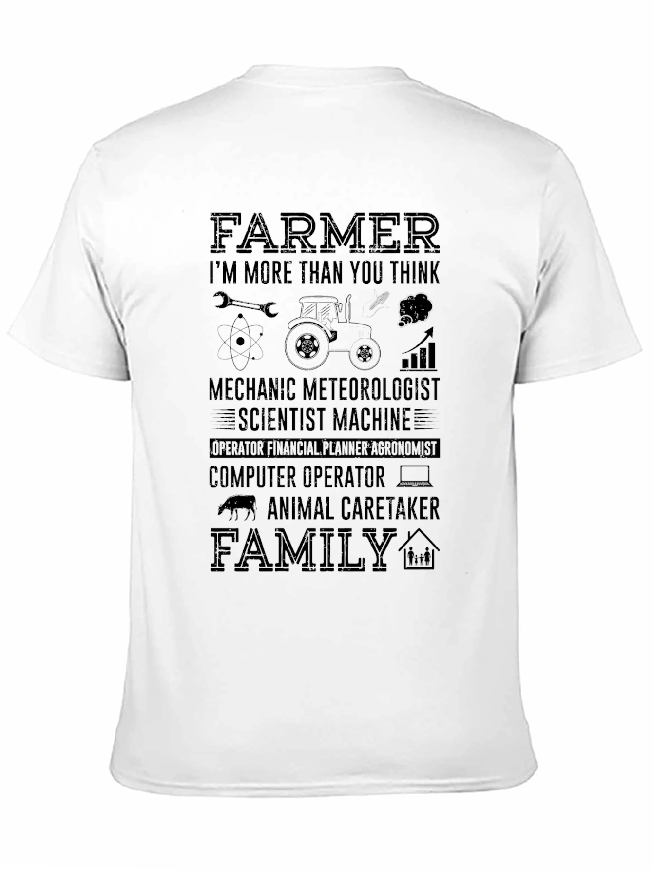 Black Farmer More Than You Think T-Shirt view 11