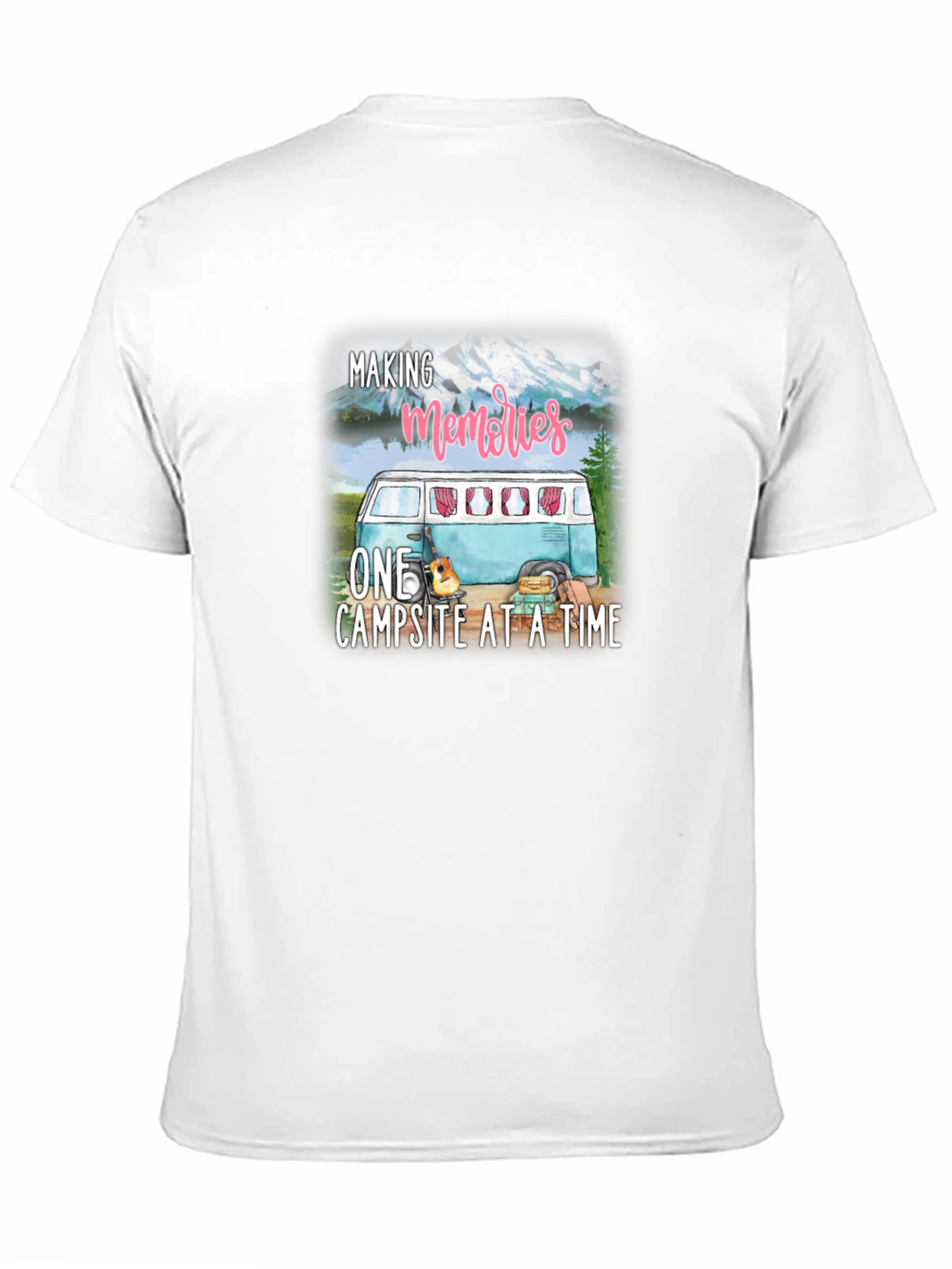 Black Making Memories Camping T-Shirt view 11