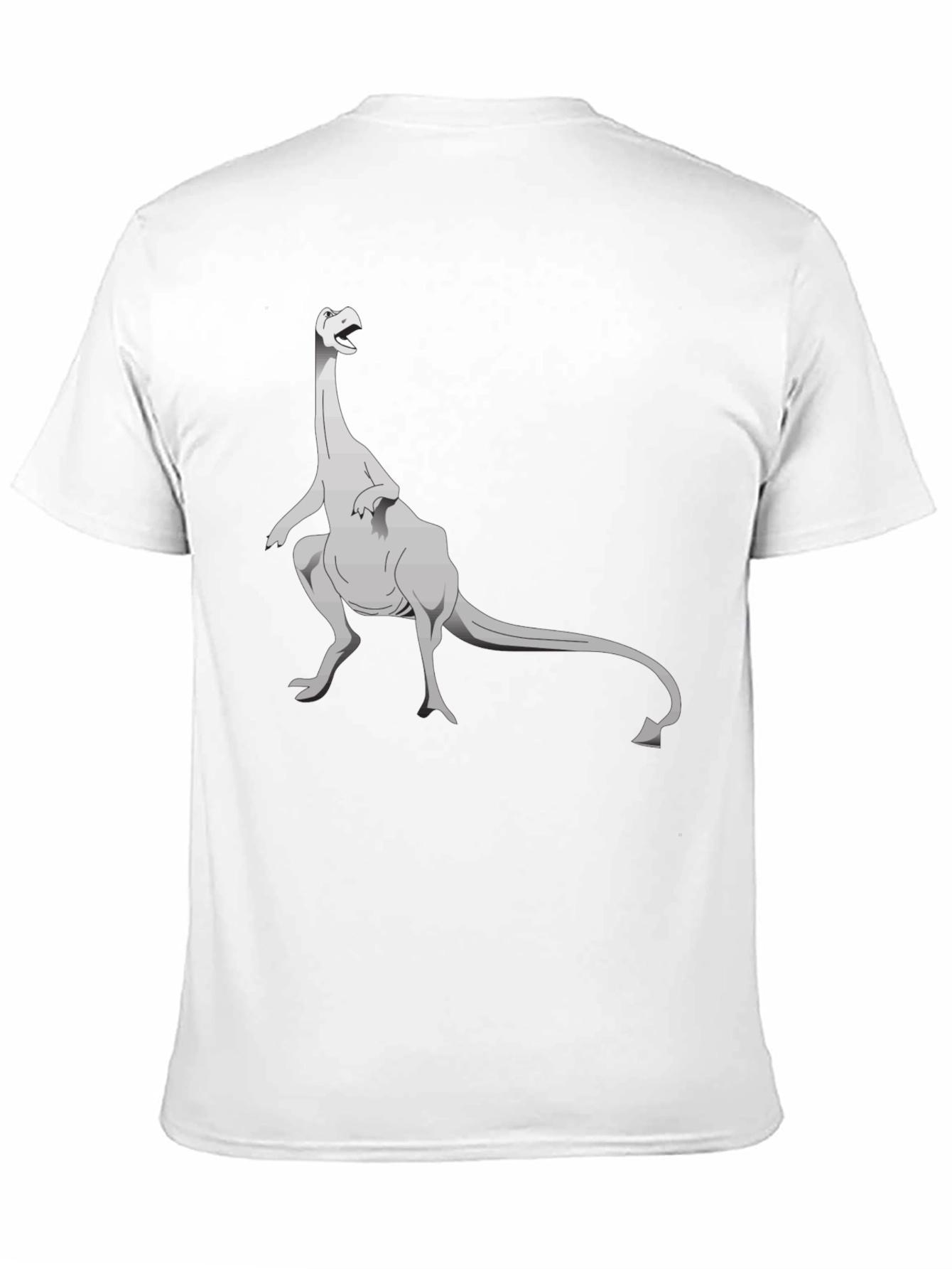 Black Dinosaur Graphic Tee - Classic Black T-Shirt view 11