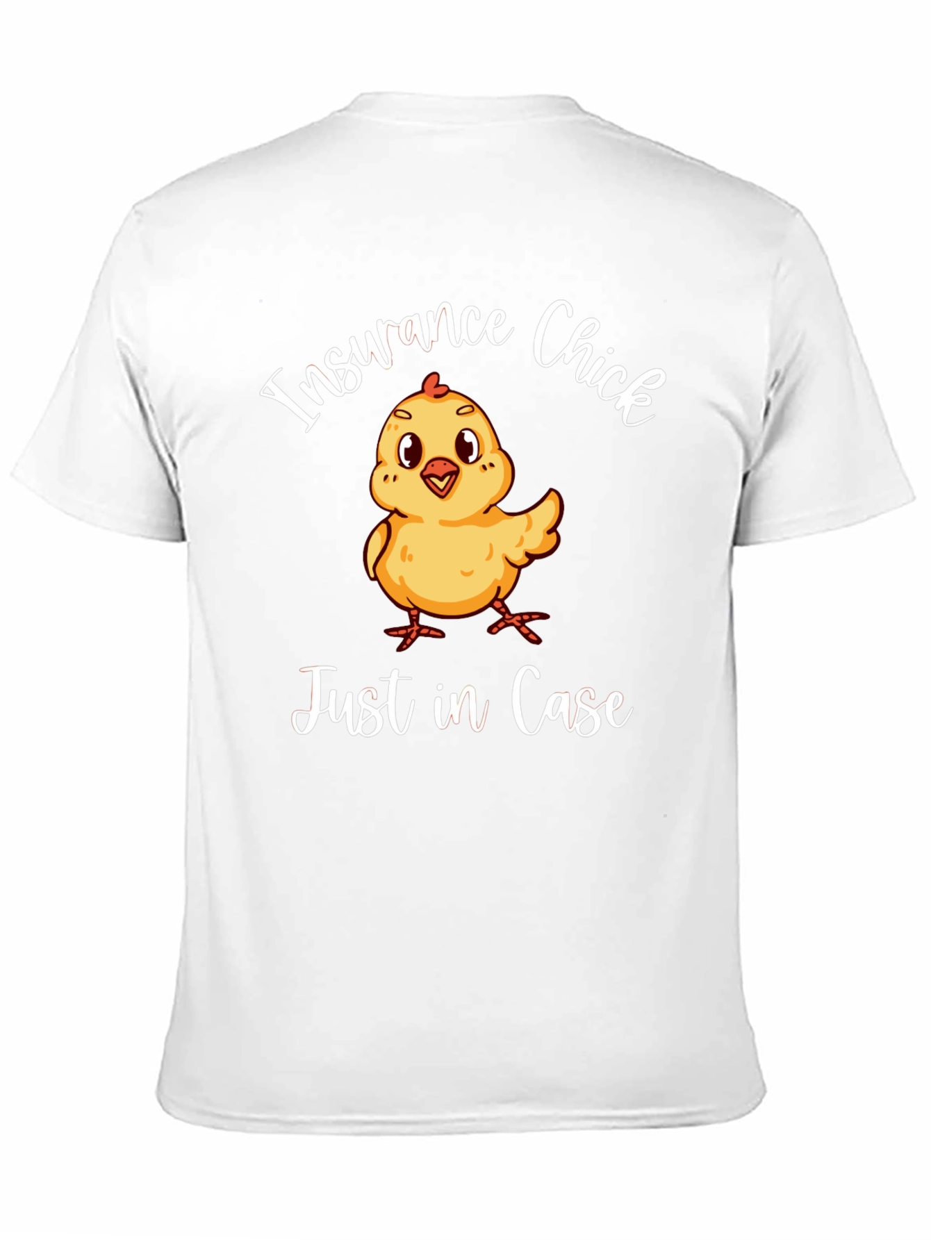 Black Insurance Chick T-Shirt - Just in Case! view 11
