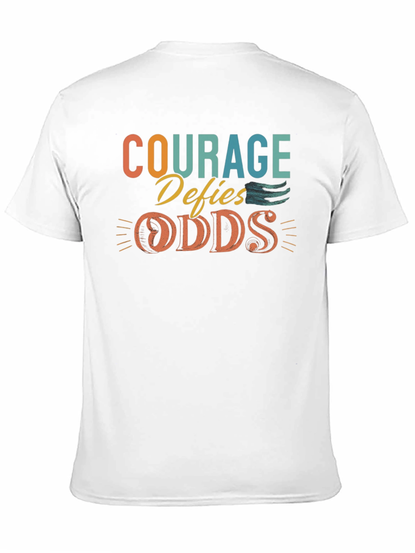 Black Courage Defies Odds Graphic Tee view 11