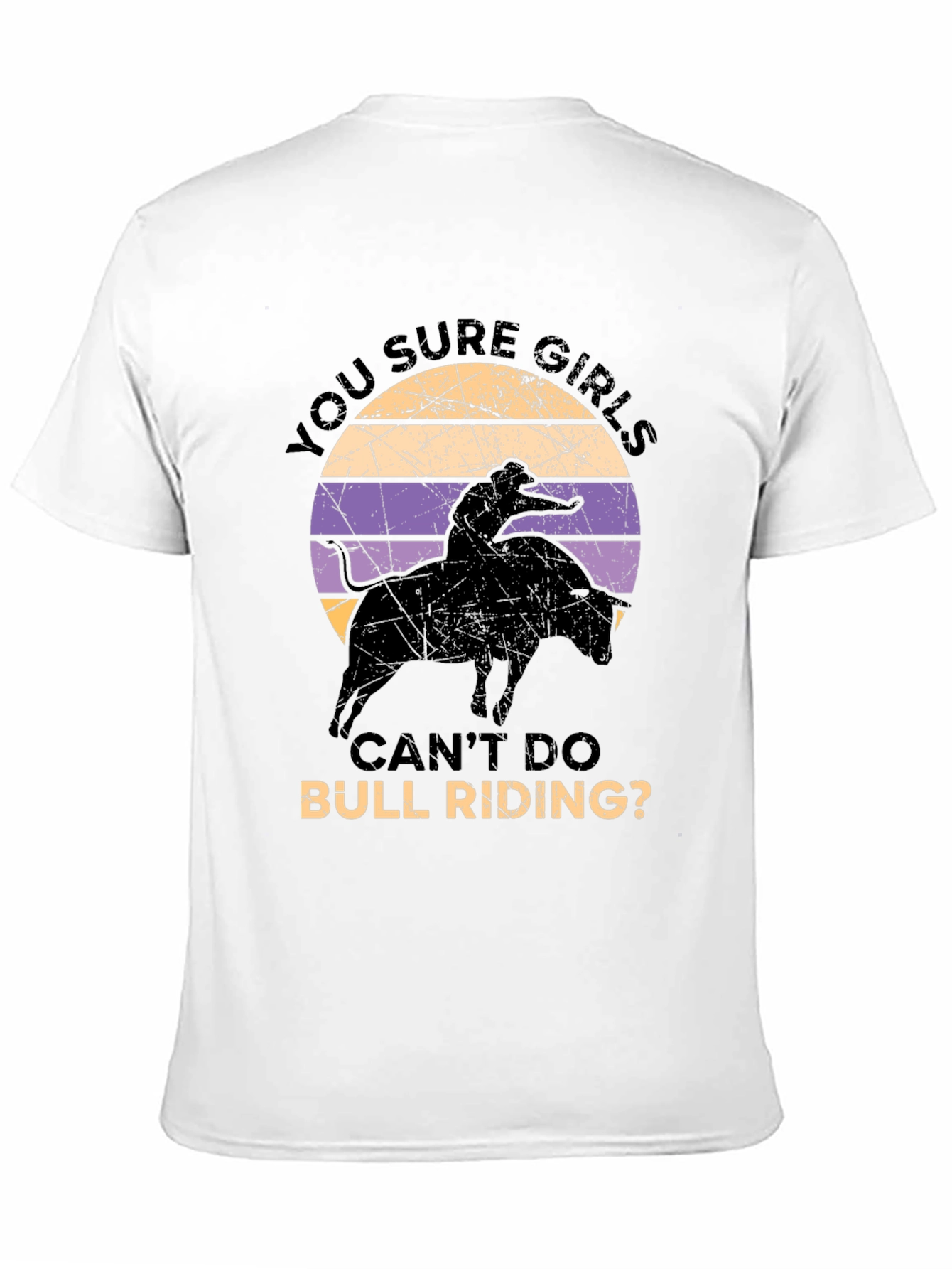 Black Girls Can Do Bull Riding T-Shirt view 11