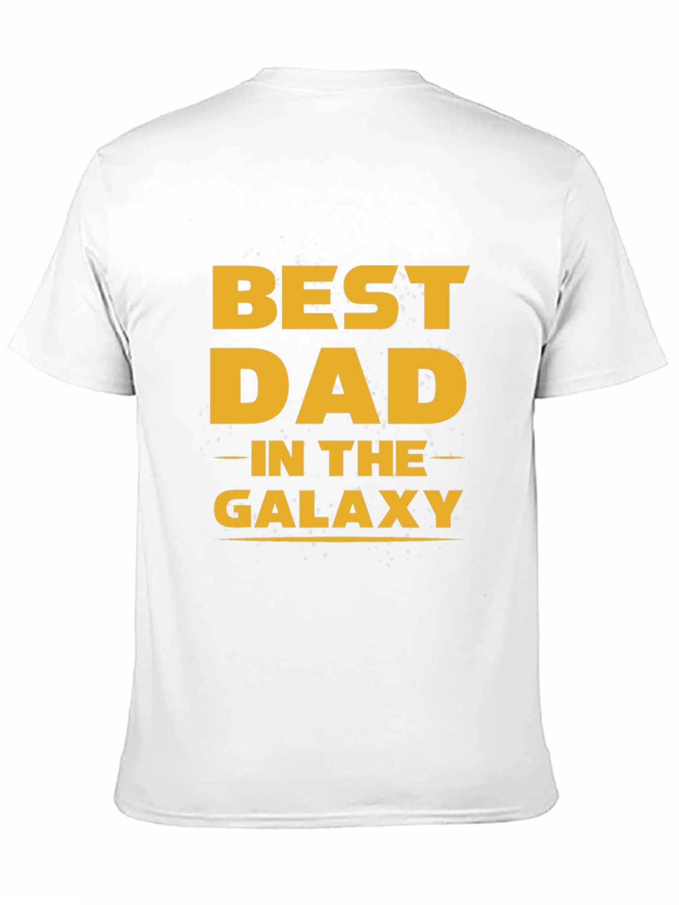 Black Best Dad in the Galaxy Black T-Shirt view 11