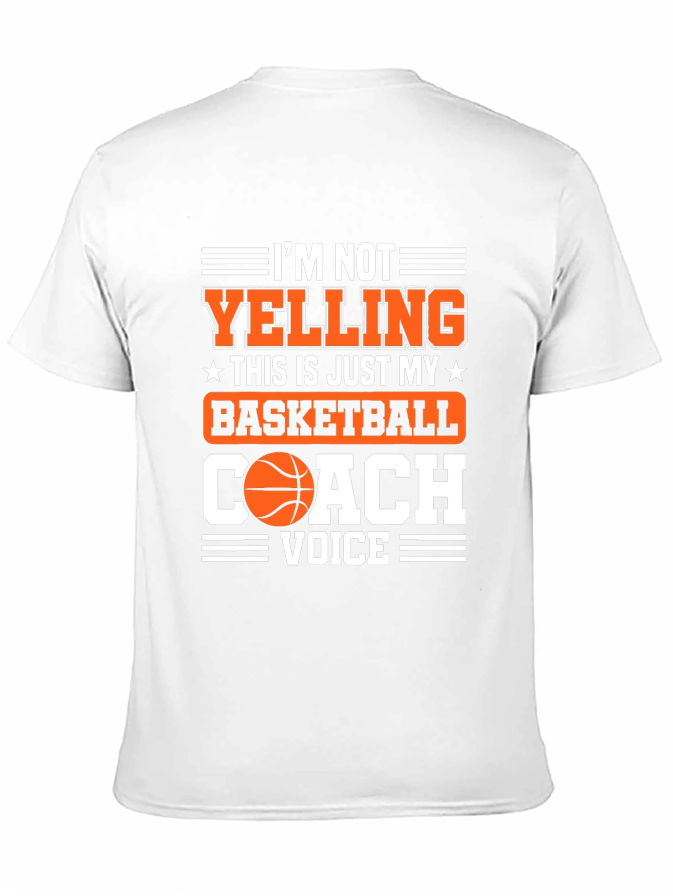 Black Basketball Coach Voice T-Shirt view 11