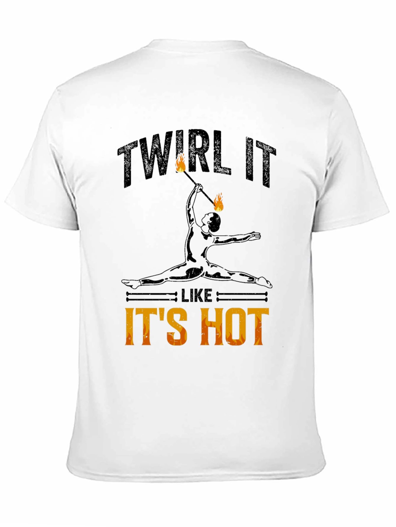 Black Twirl It Like It's Hot T-Shirt view 11