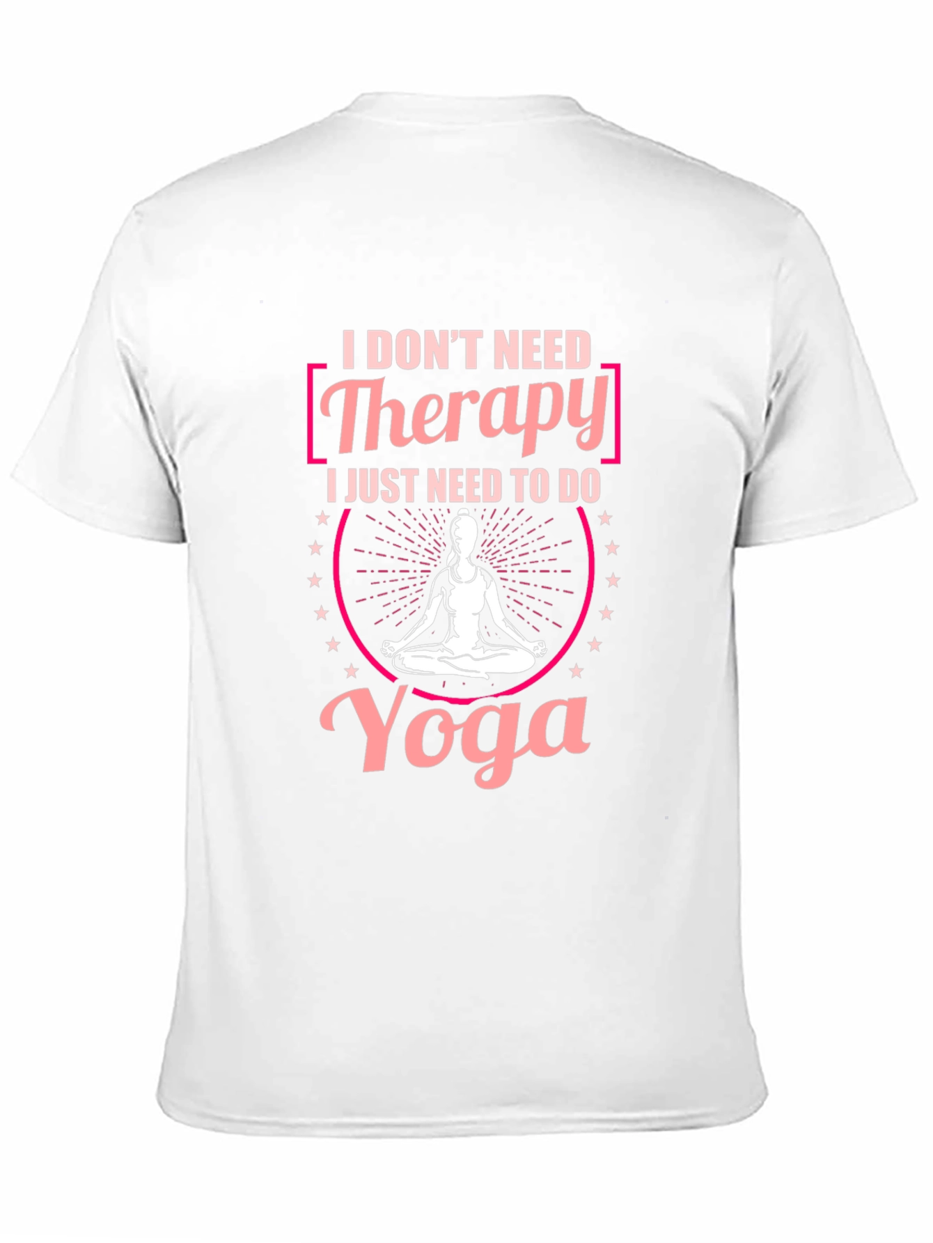Black Yoga Therapy T-Shirt view 11
