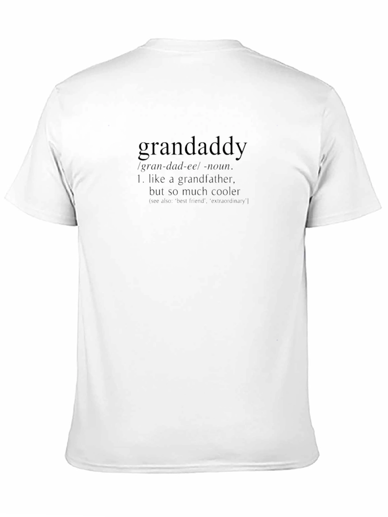 Black Grandaddy Definition Black Graphic T-Shirt view 11