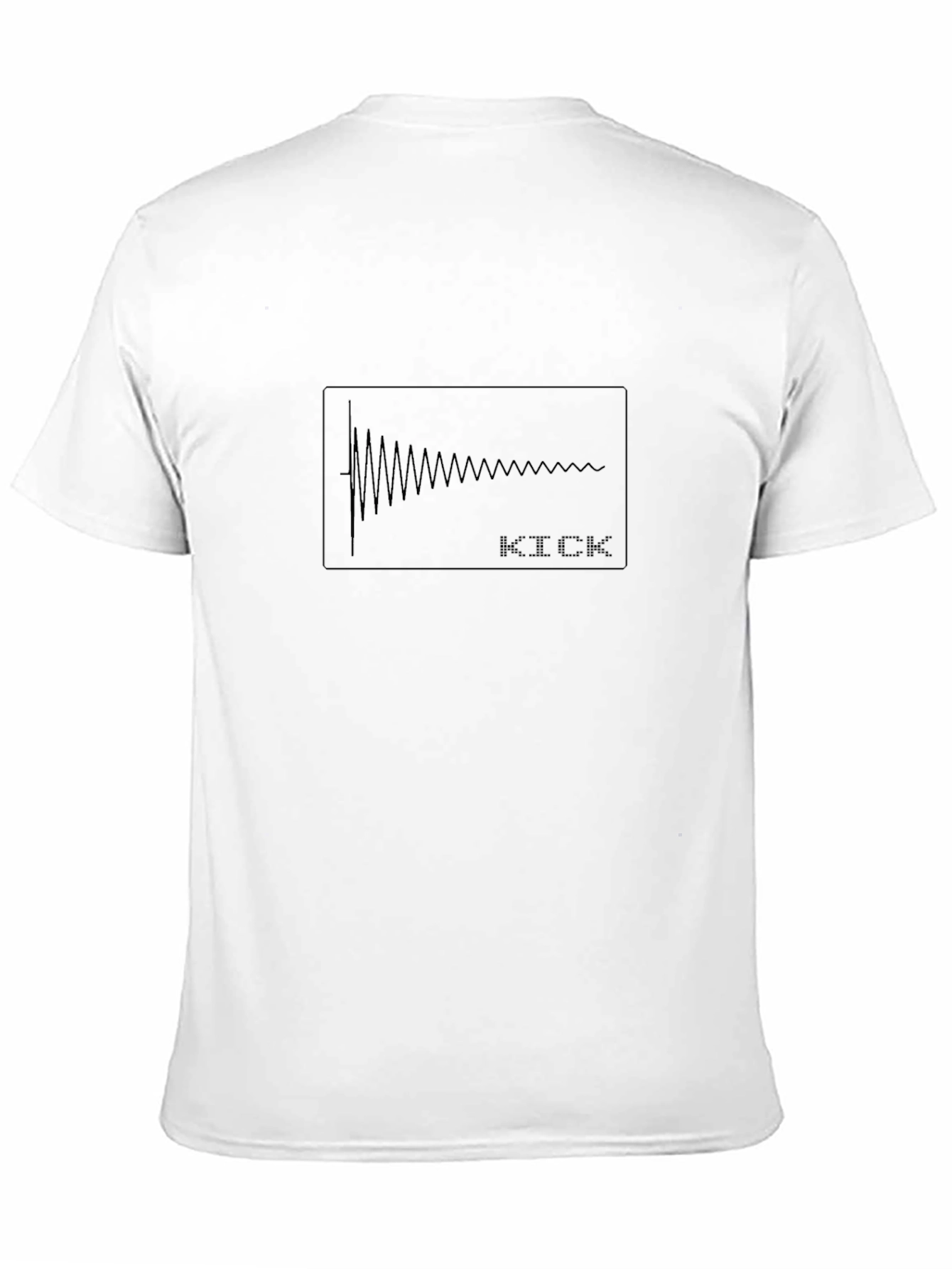 Black Black Kick Wave T-Shirt - Unique Design view 11
