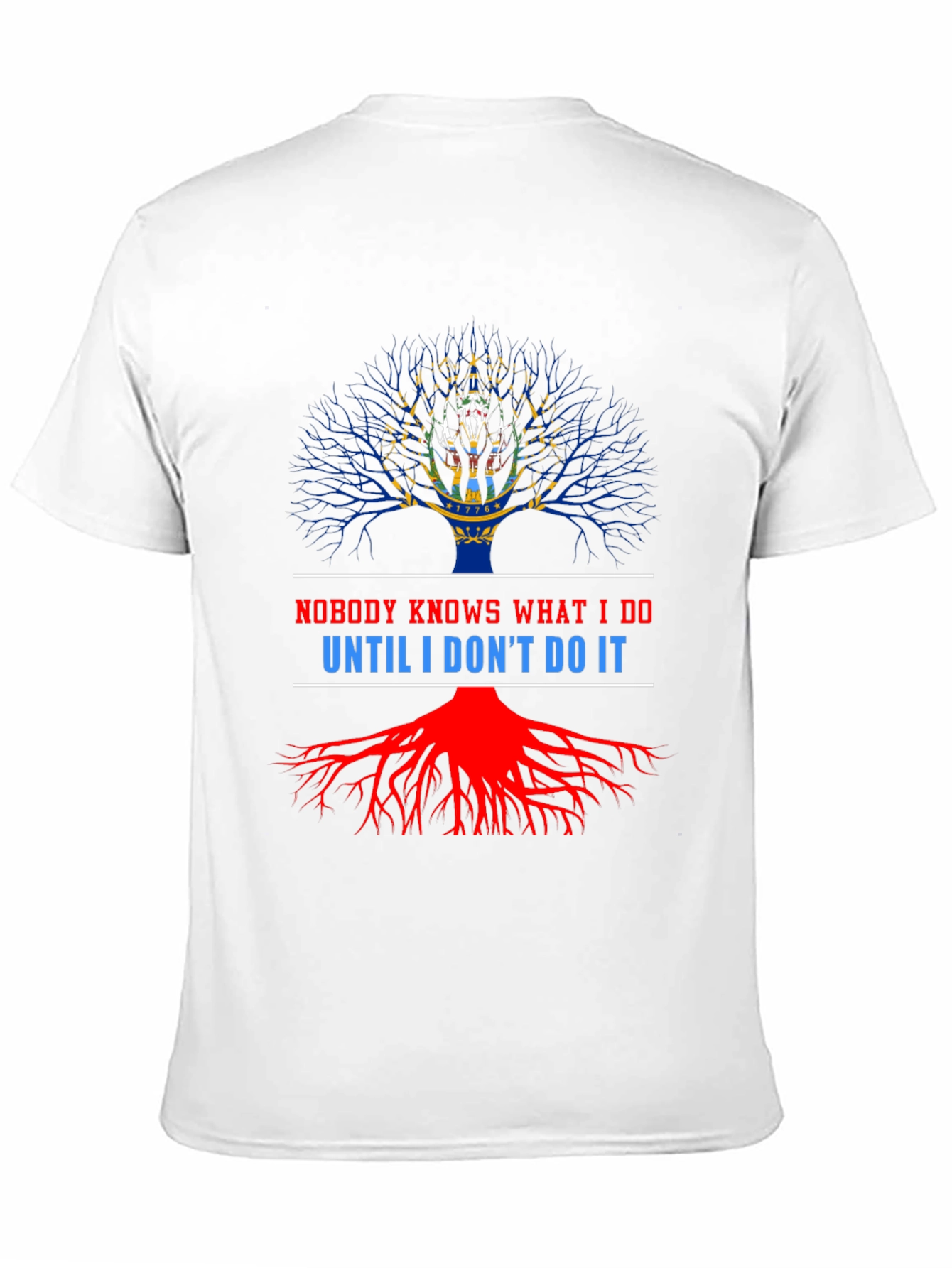 Black Nobody Knows What I Do T-Shirt view 11