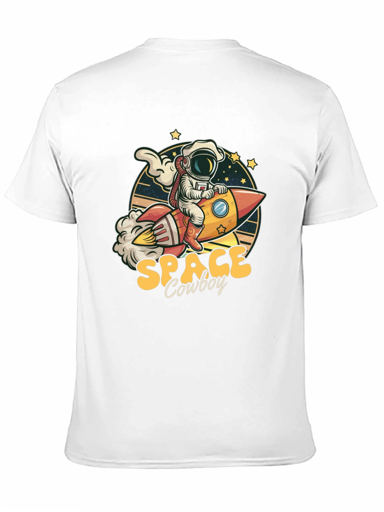 Black Space Cowboy Graphic Tee - Black view 11