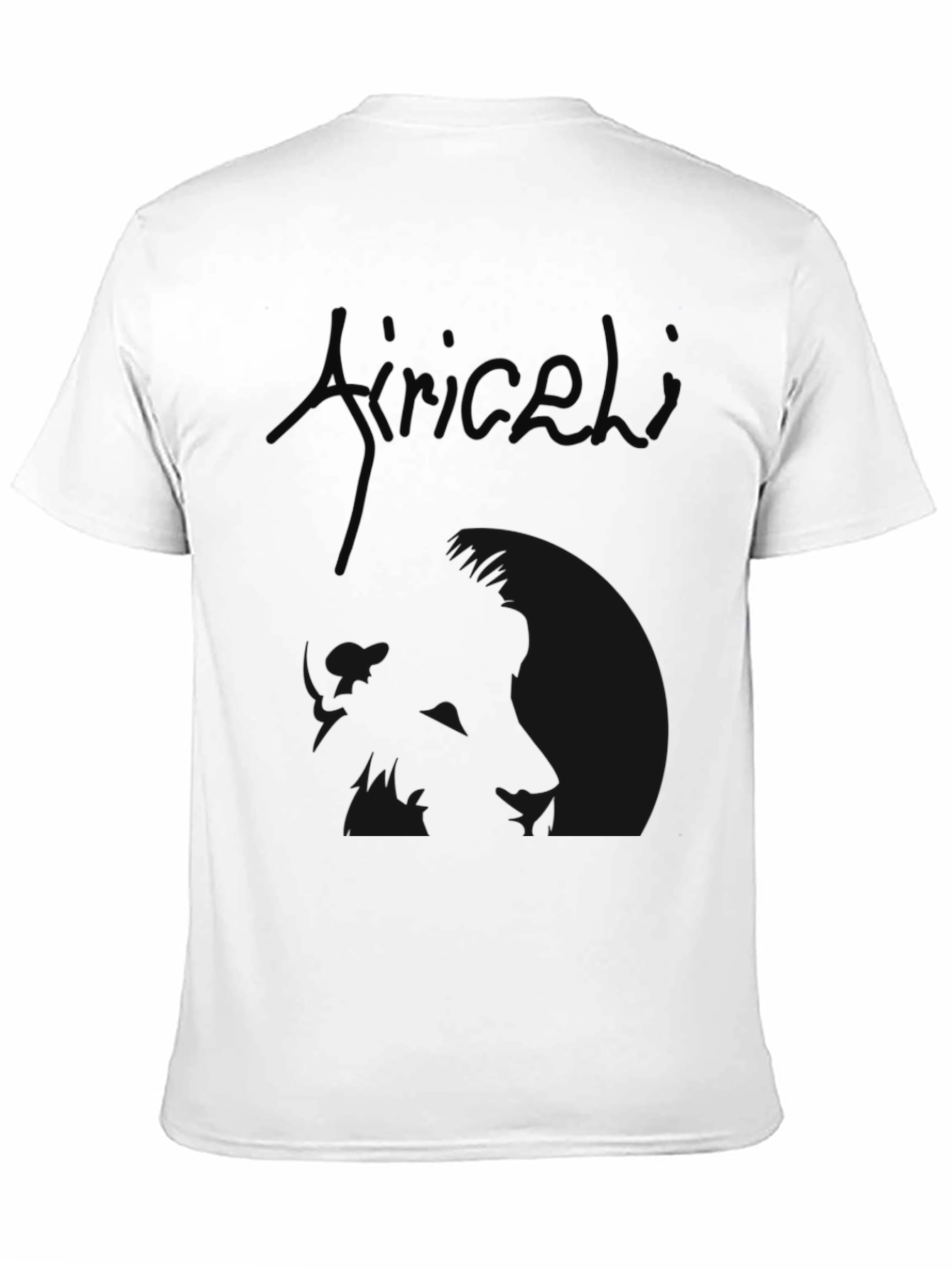 Black Men's Black Graphic T-Shirt - Aricelli Design view 11
