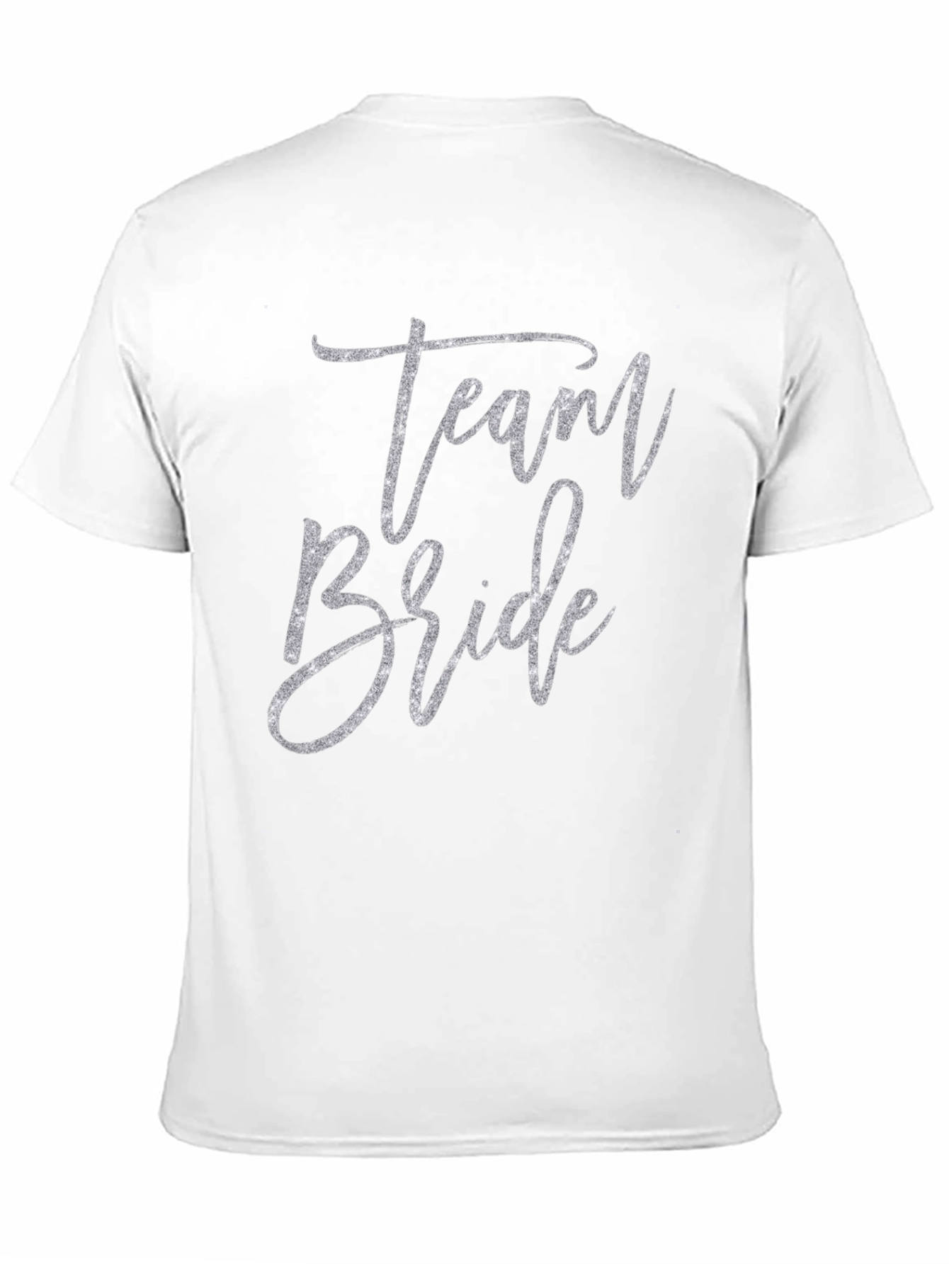 Black Team Bride Black Crew Neck T-Shirt view 11