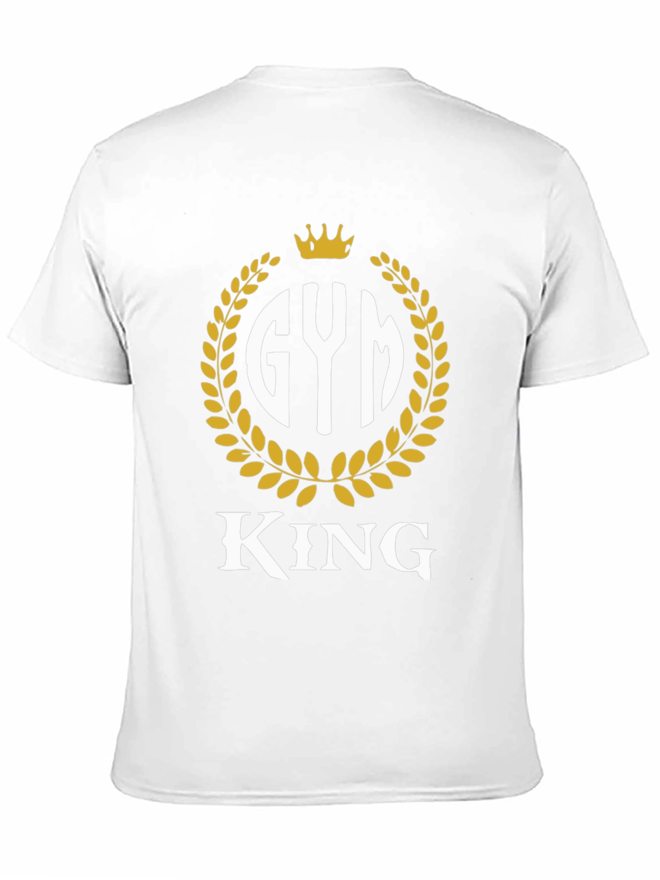 Black Gym King T-Shirt - Black Fitness Tee view 11
