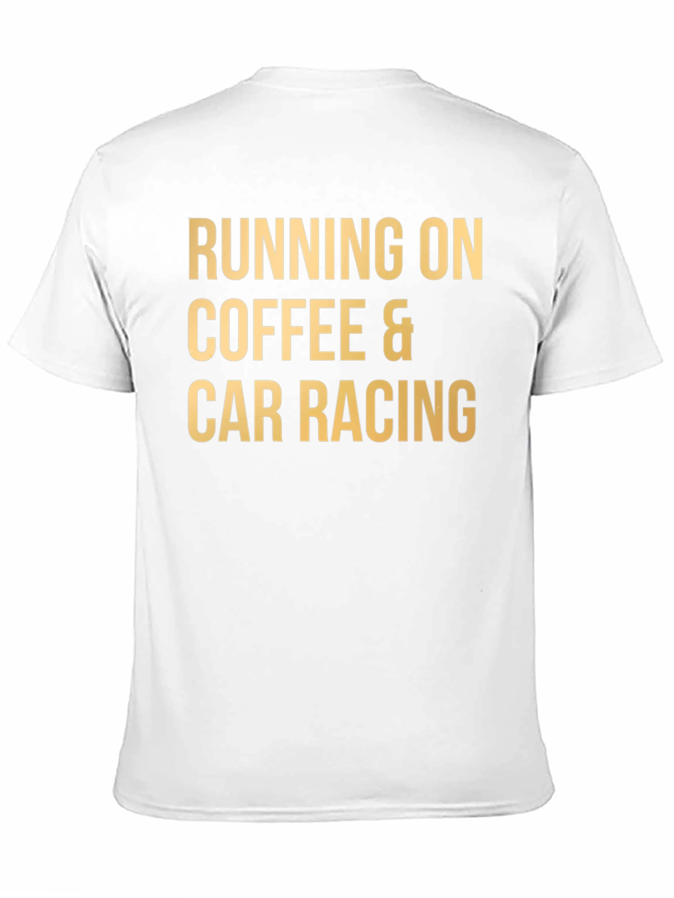 Black Coffee & Car Racing T-Shirt - Black Tee view 11