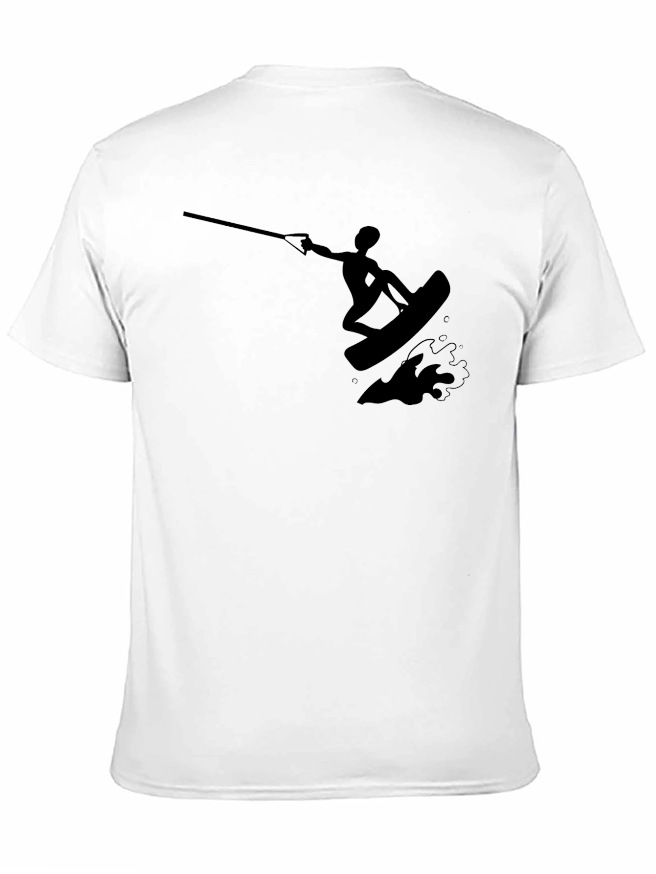 Black Black Wakeboard Graphic Tee - Watersport Fun view 11
