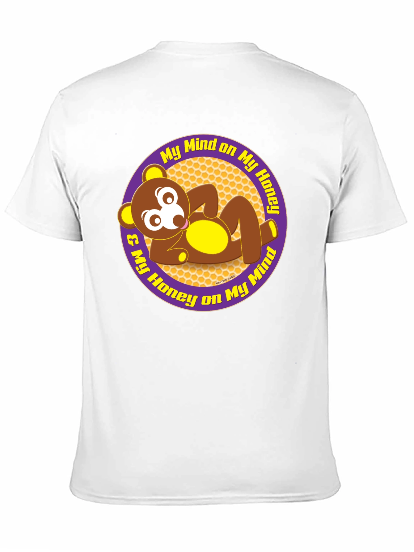 Black My Honey Bear Mind T-Shirt - Soft Cotton Tee view 11