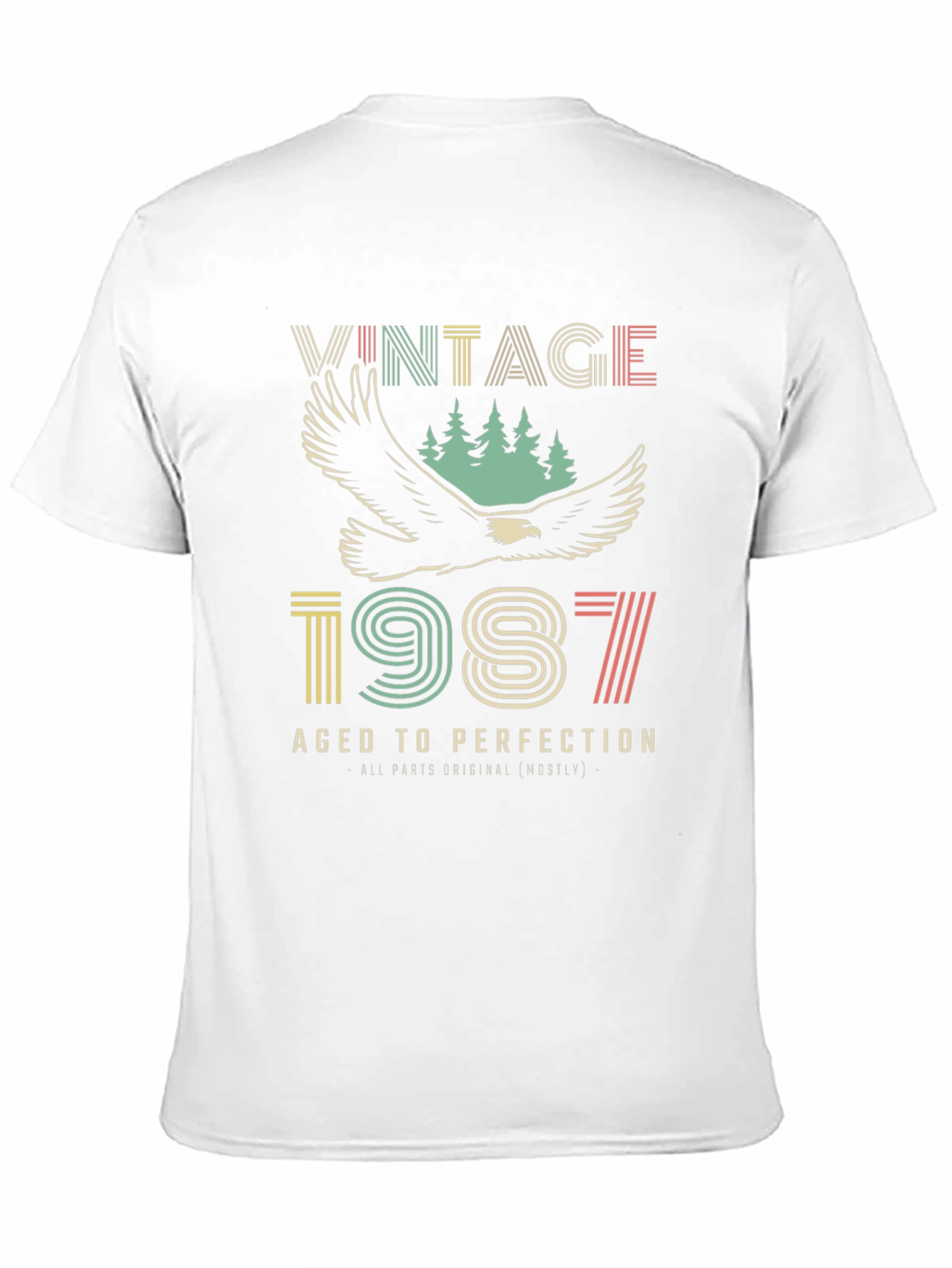 Black Vintage 1987 Aged to Perfection Graphic Tee view 11