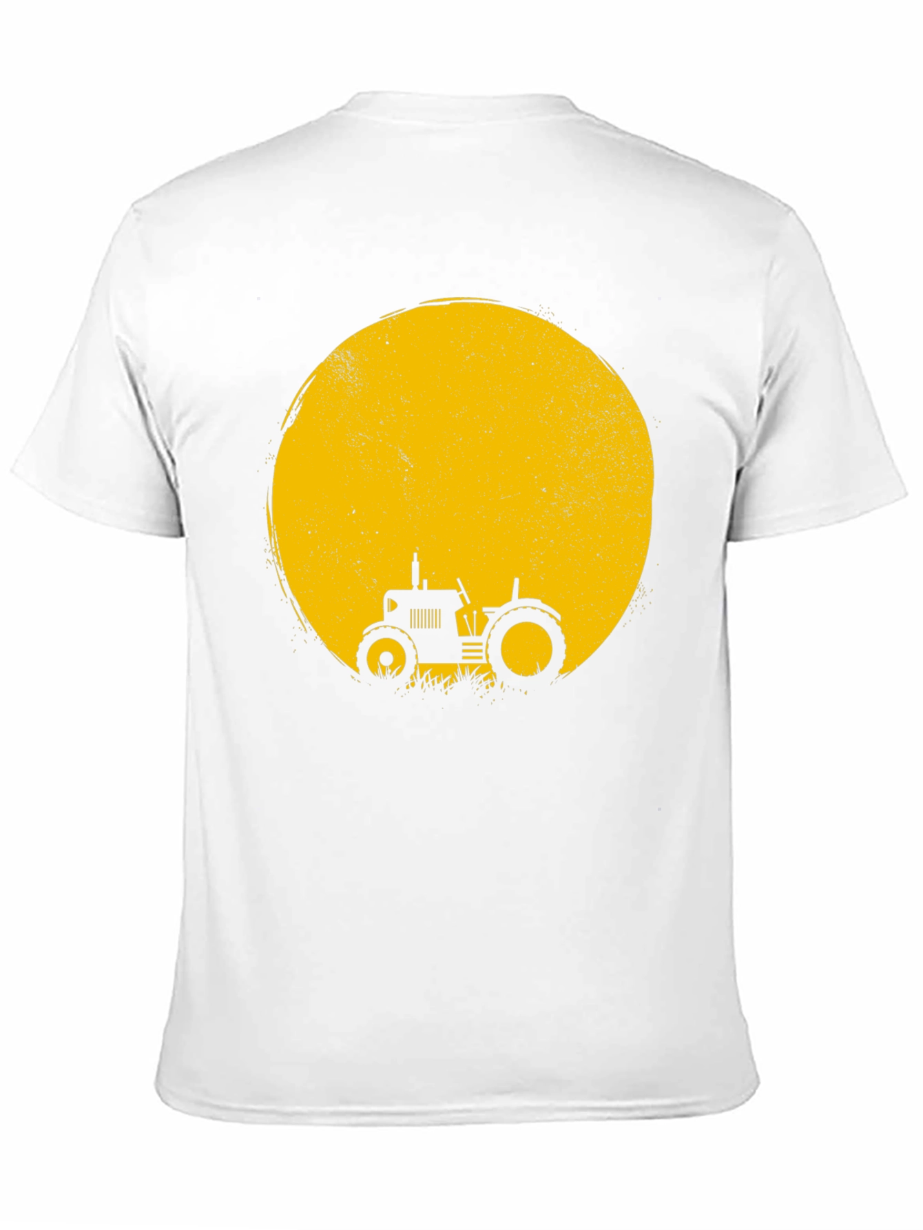 Black Tractor Moon Graphic Tee - Black Cotton Blend view 11