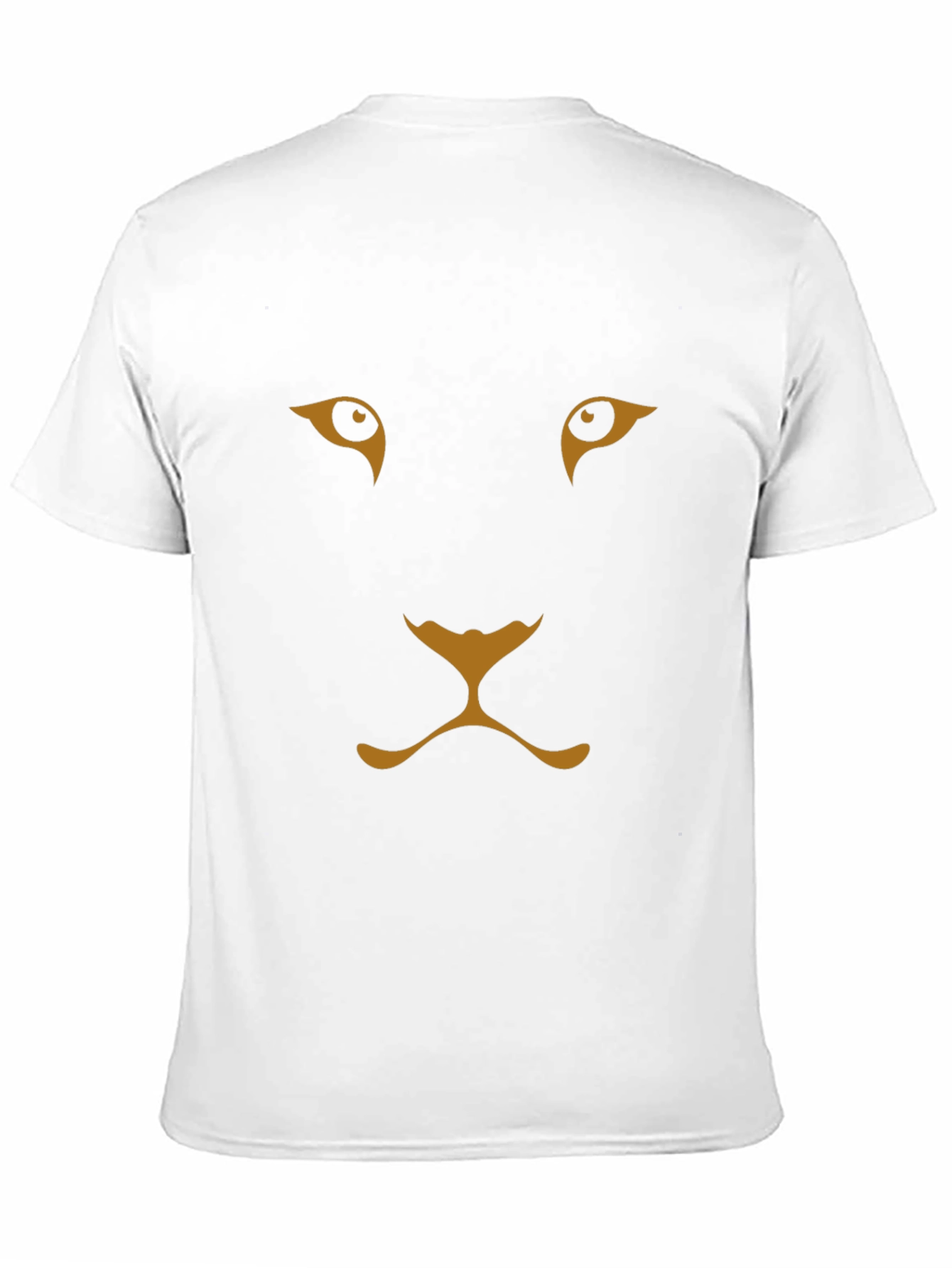 Black Lion Face Graphic T-Shirt - Stylish Menswear view 11
