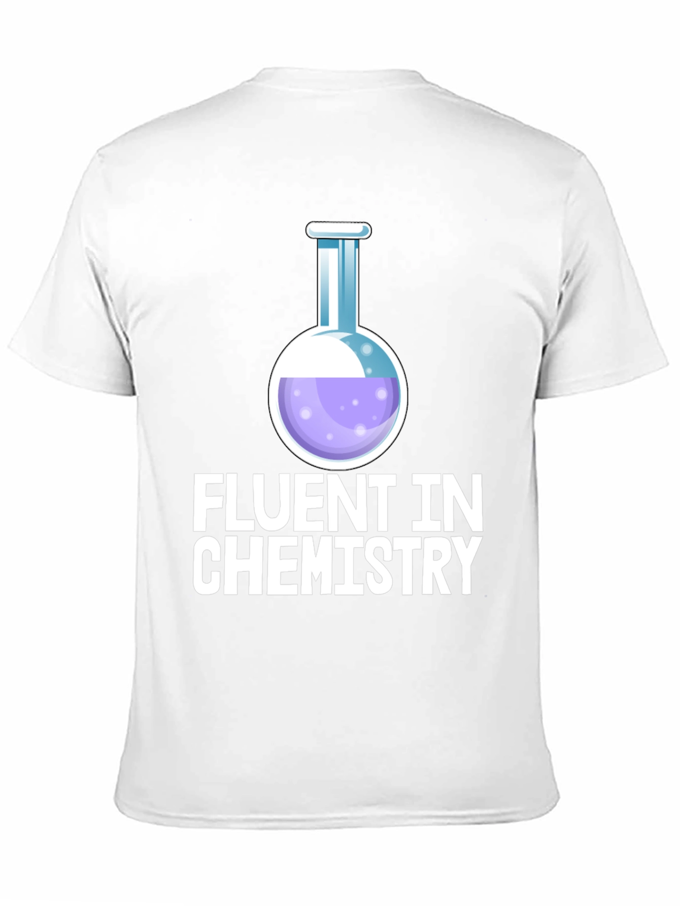 Black Fluent In Chemistry T-Shirt view 11