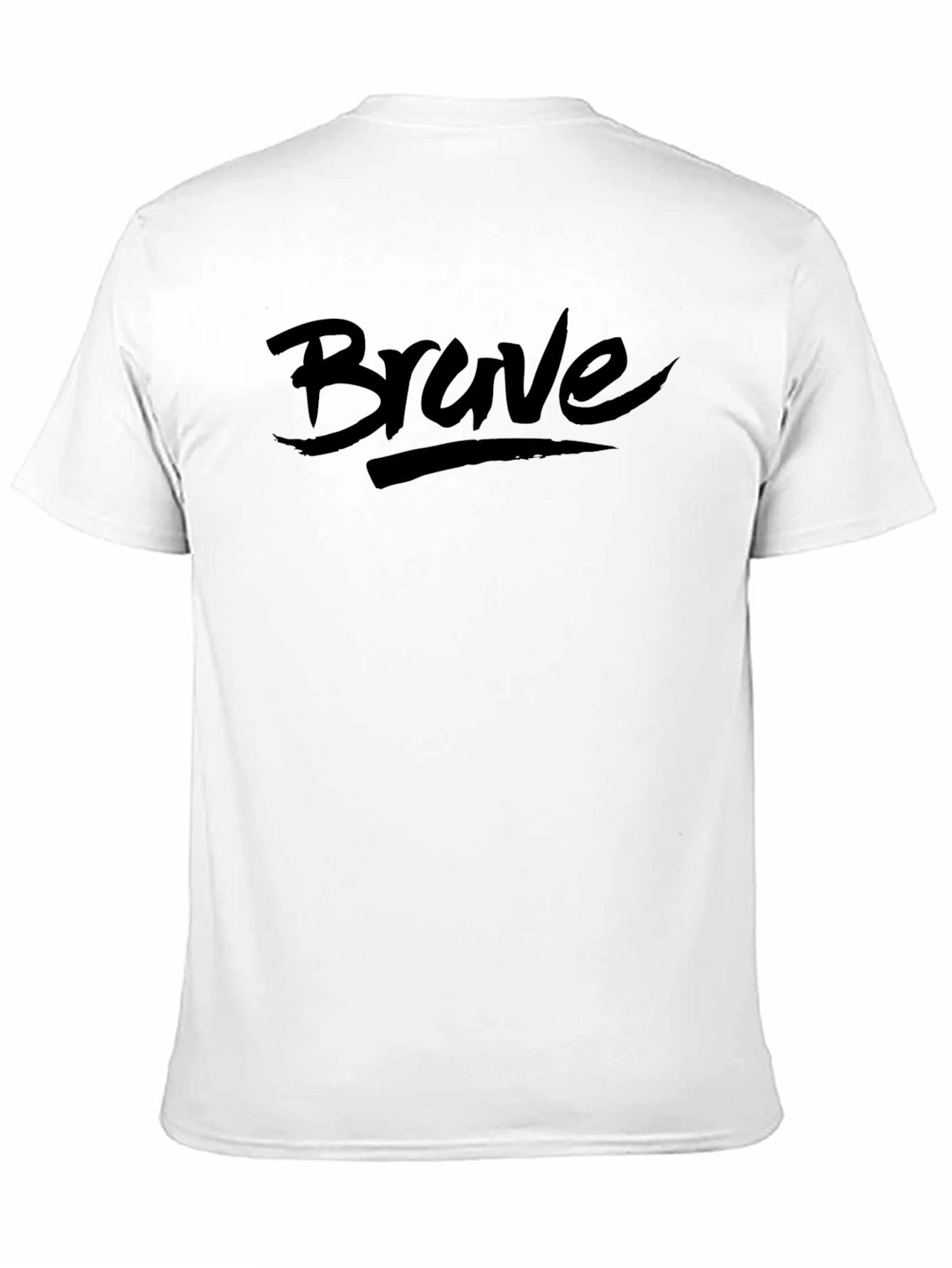 Black Brave Graphic Tee - Men's Black T-Shirt view 11