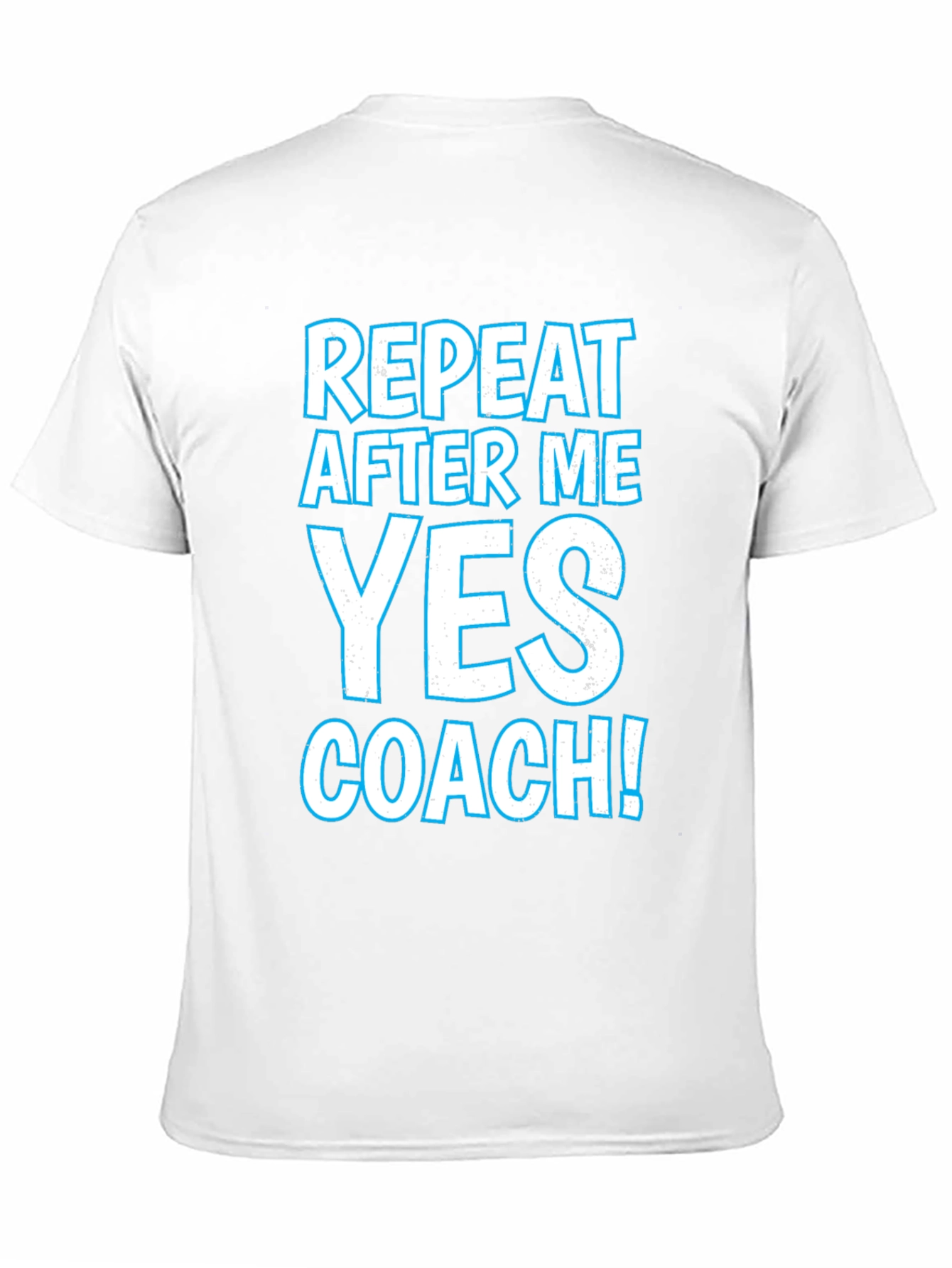 Black Repeat After Me Yes Coach T-Shirt view 11