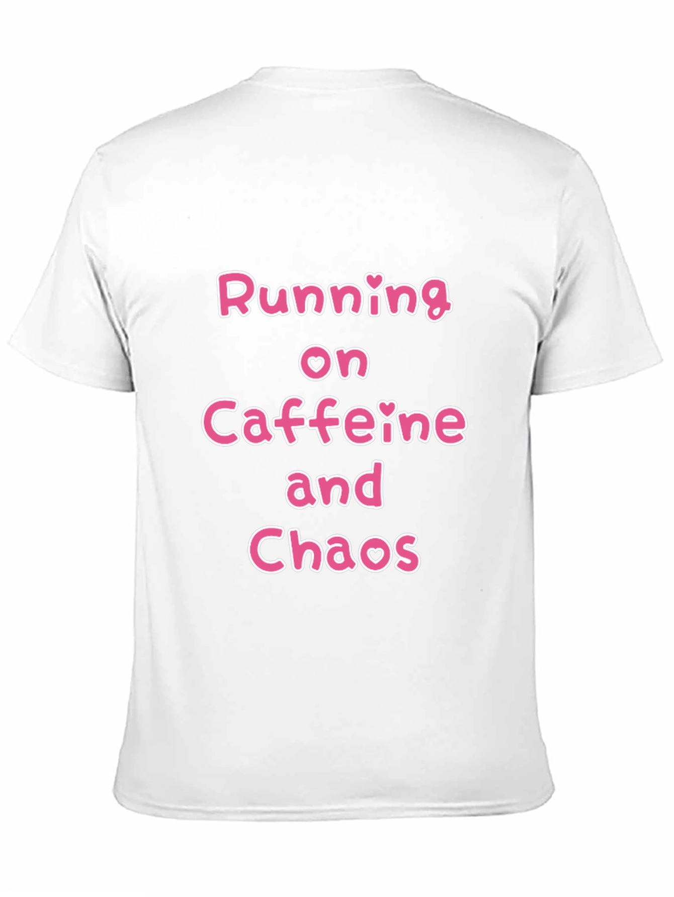 Black Running on Caffeine and Chaos Black T-Shirt view 11