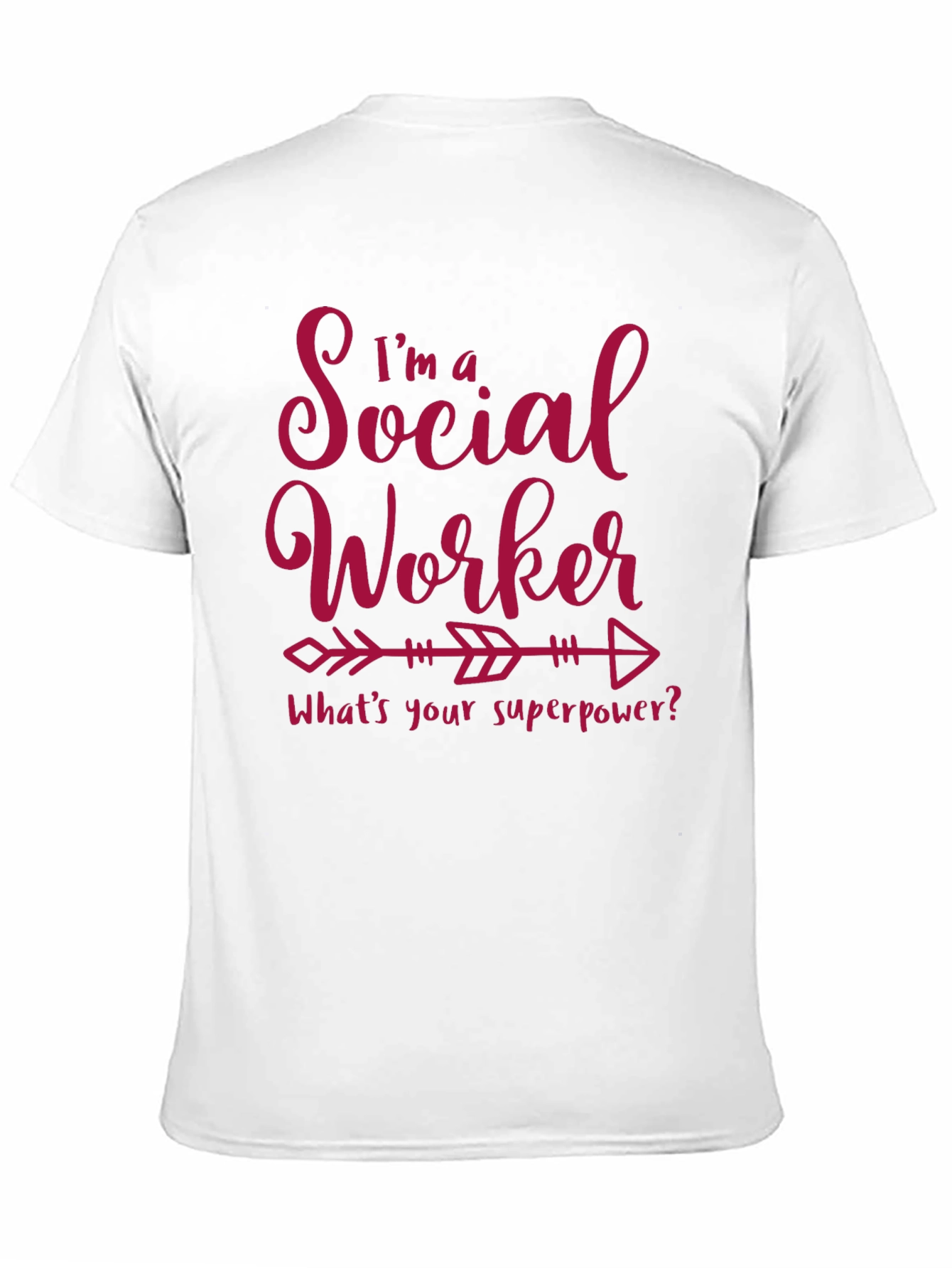 Black Social Worker Superpower Graphic Tee view 11