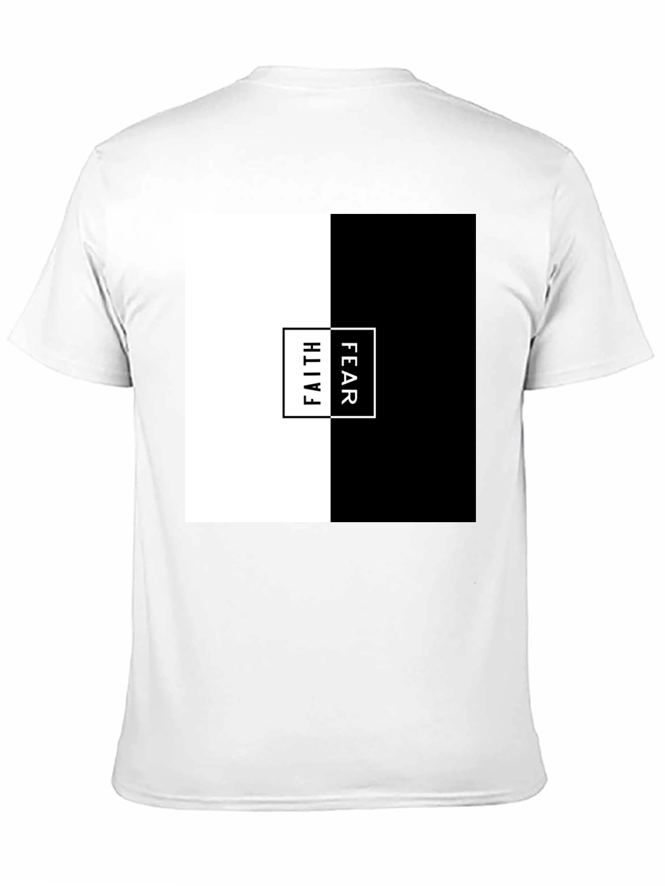 Black Faith Over Fear Graphic Tee - Mens Black T-Shirt view 11