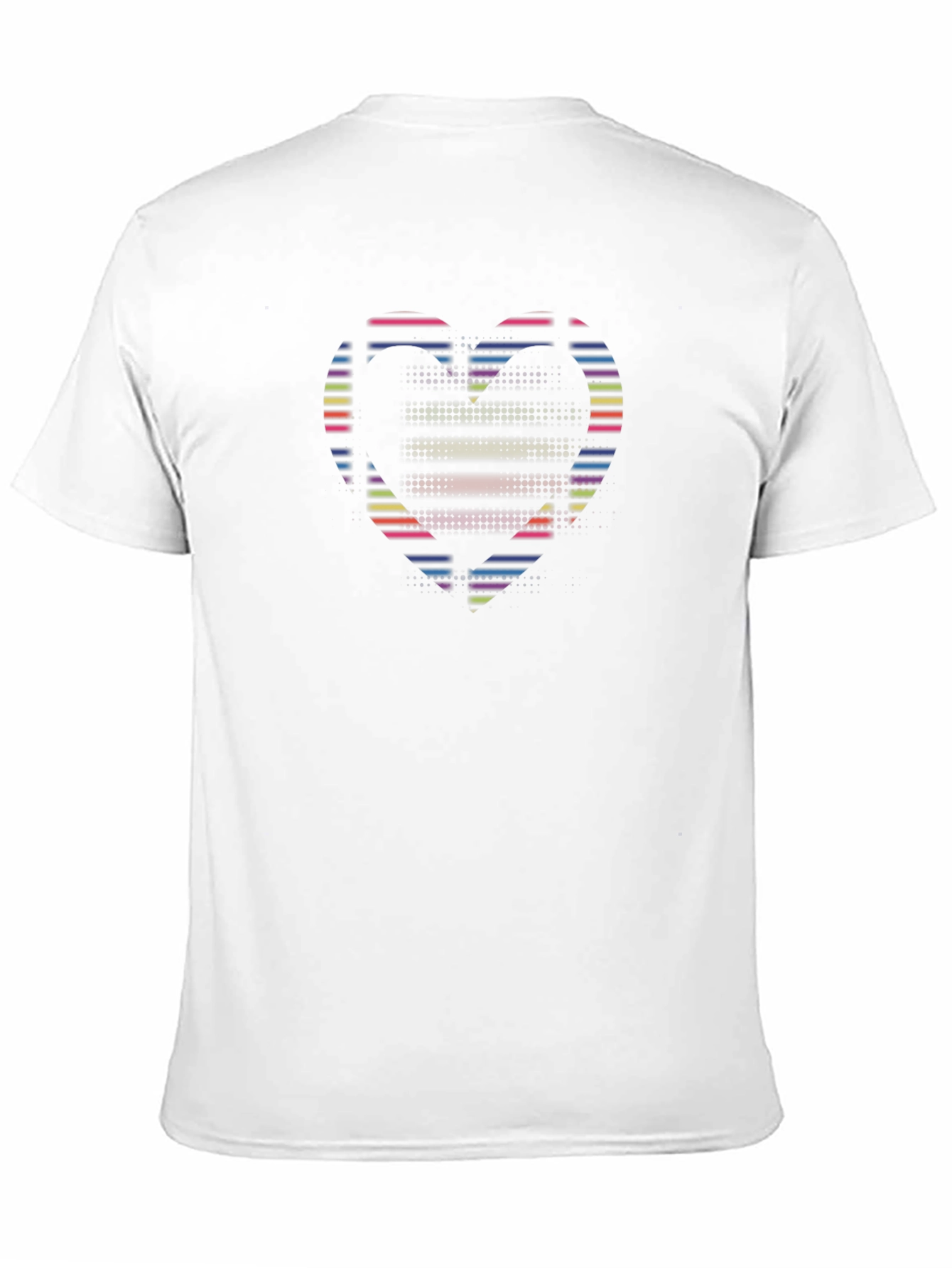 Black Retro Heart Graphic Black Tee view 11