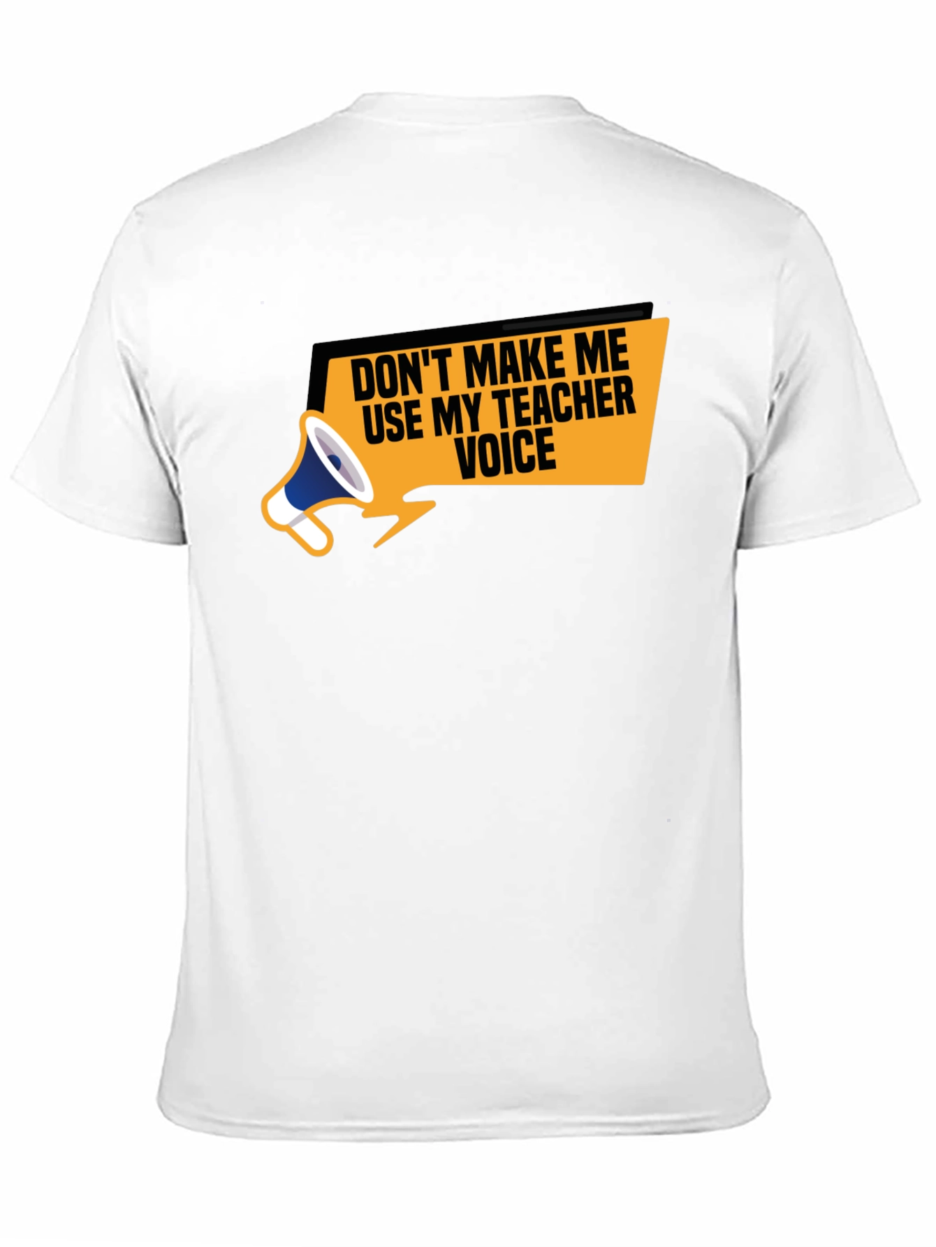 Black Teacher Voice T-Shirt - Funny Teacher Apparel view 11