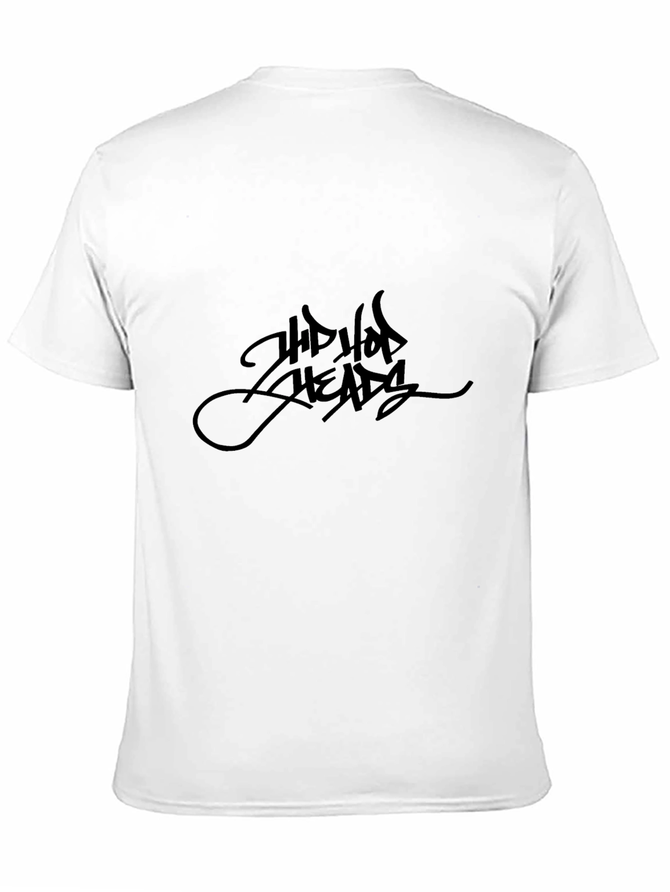 Black Hip Hop Heads Black T-Shirt - Classic Style view 11