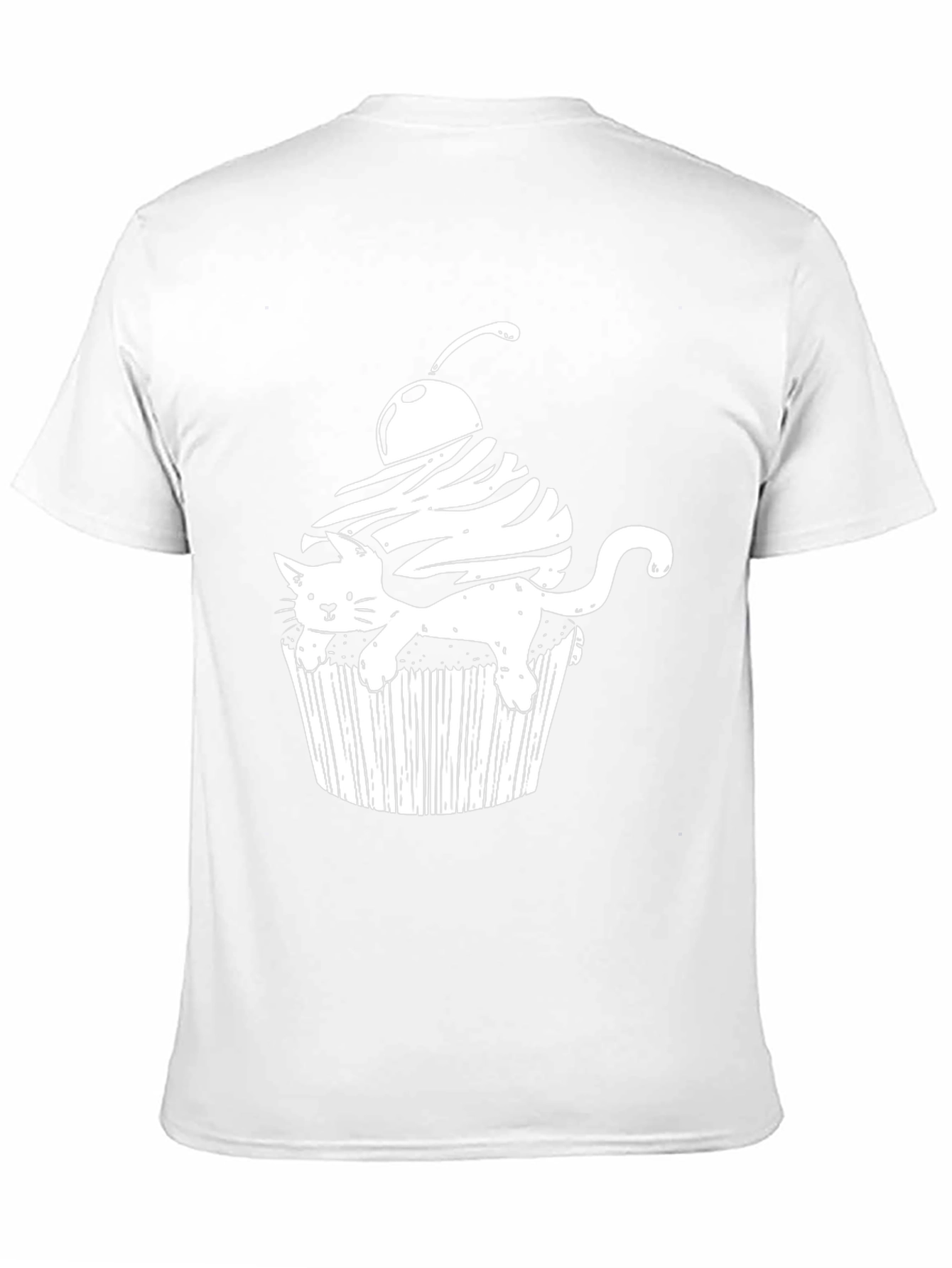 Black Cat Cupcake Graphic Tee view 11