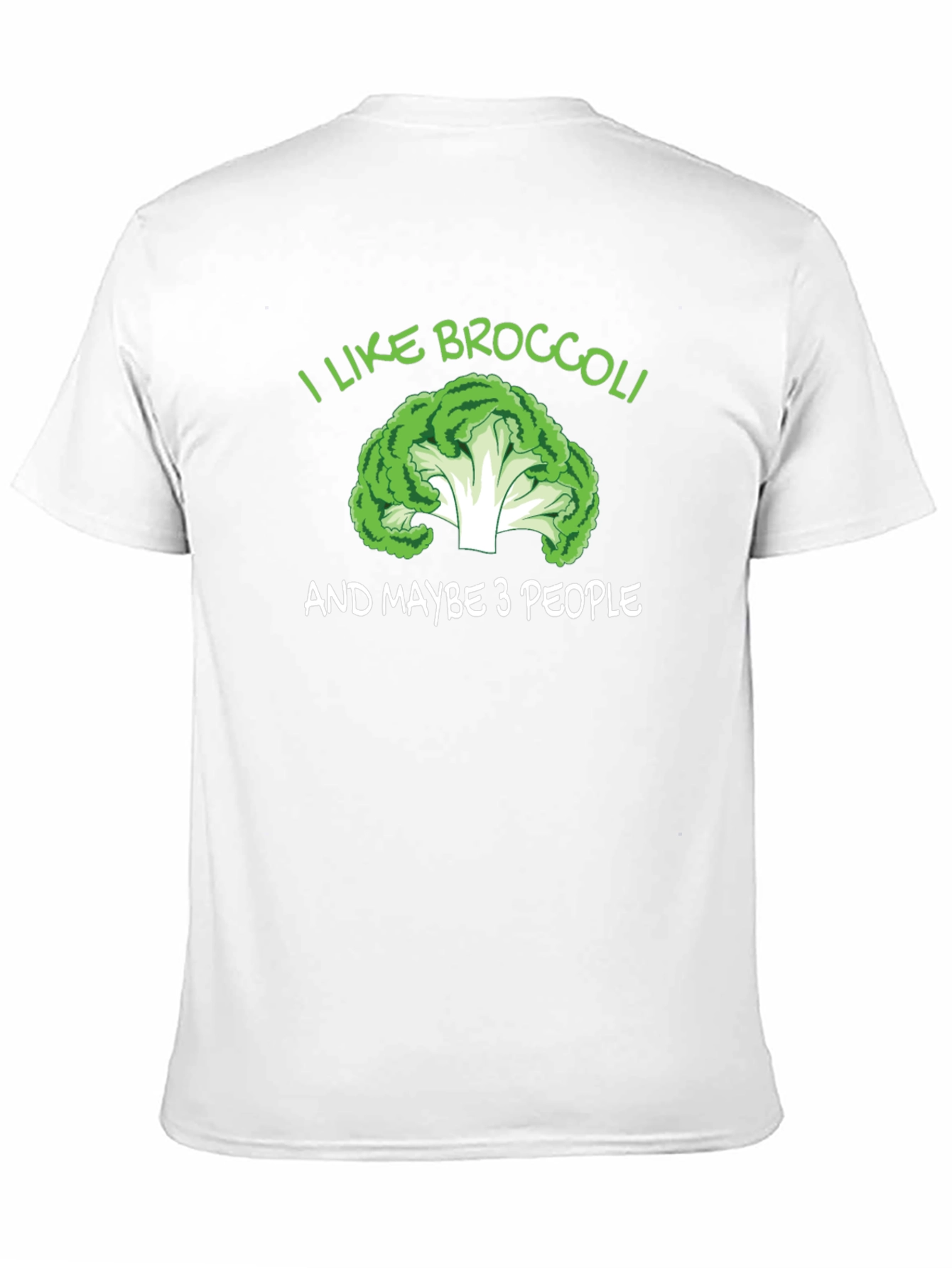 Black I Like Broccoli T-Shirt Funny Graphic Tee view 11