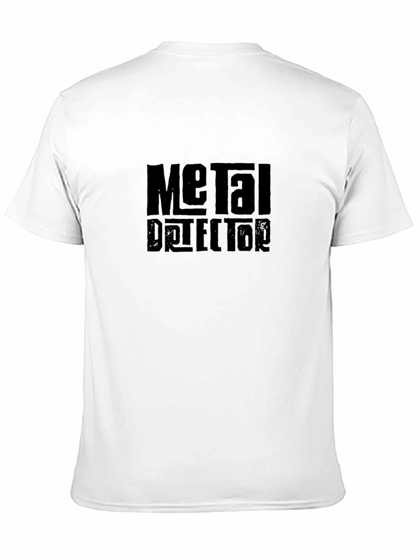 Black Metal Detector Novelty Black T-Shirt view 11