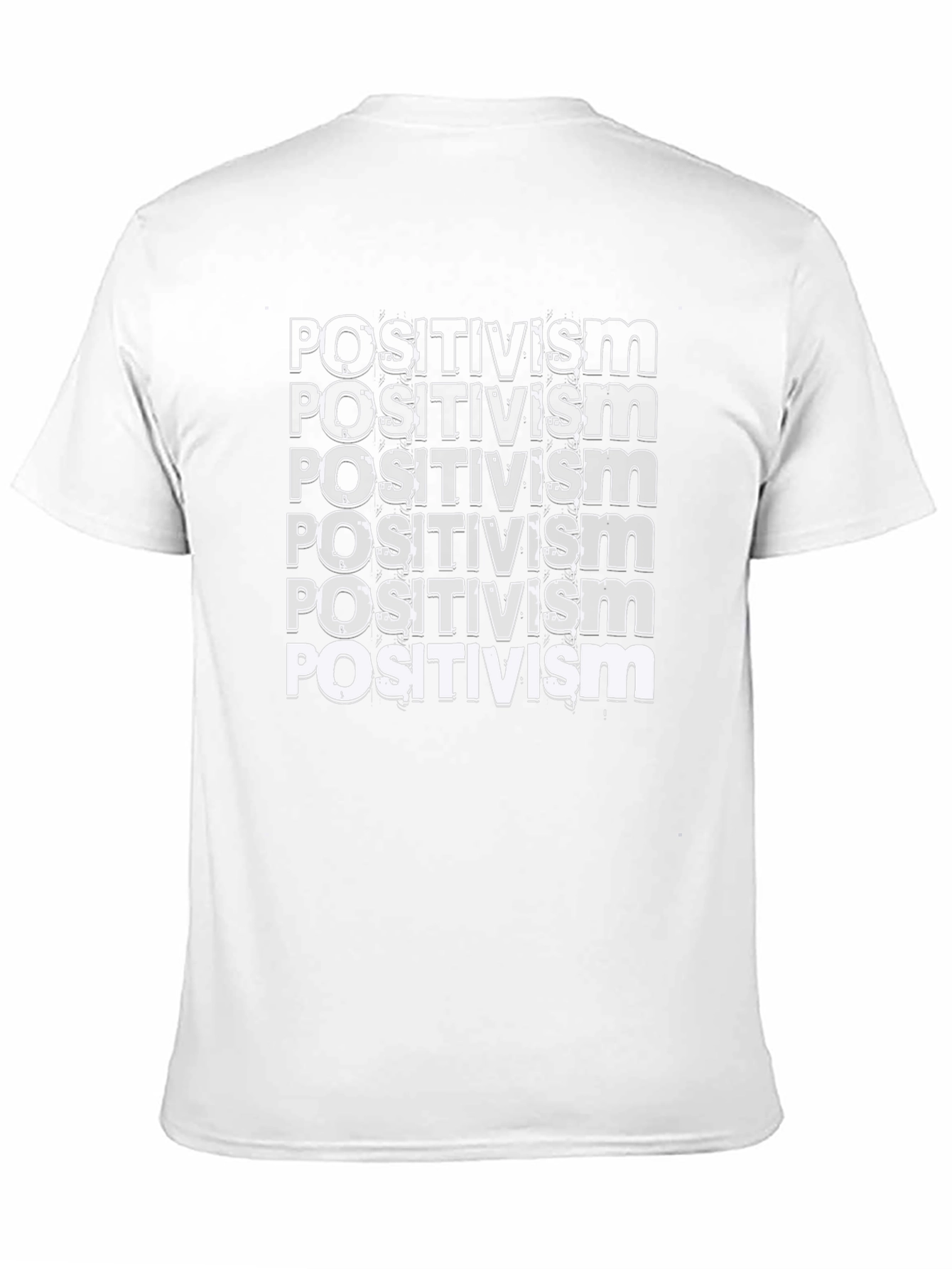 Black Positivism Graphic Tee - Black Cotton T-Shirt view 11