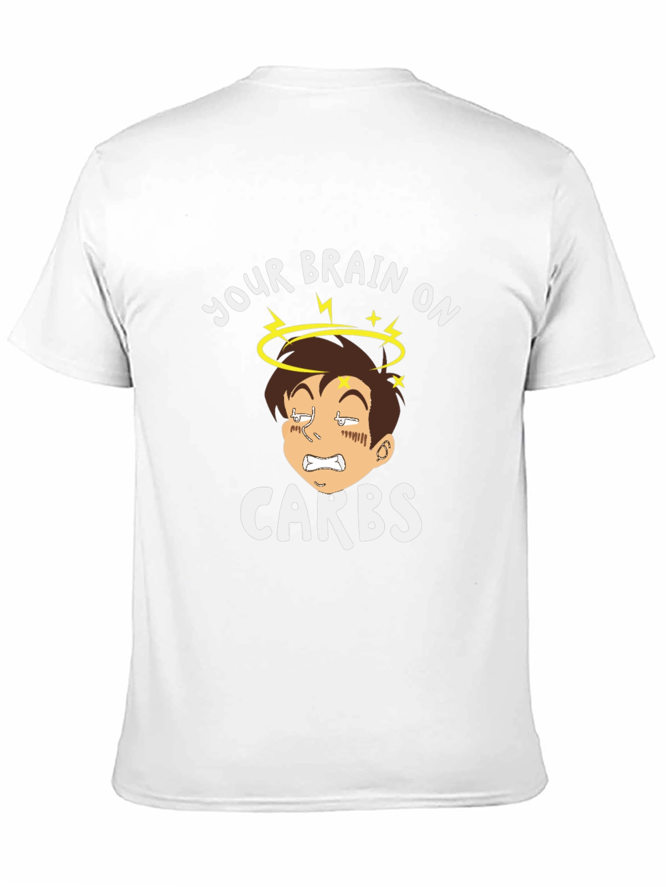 Black Your Brain On Carbs Graphic T-Shirt view 11