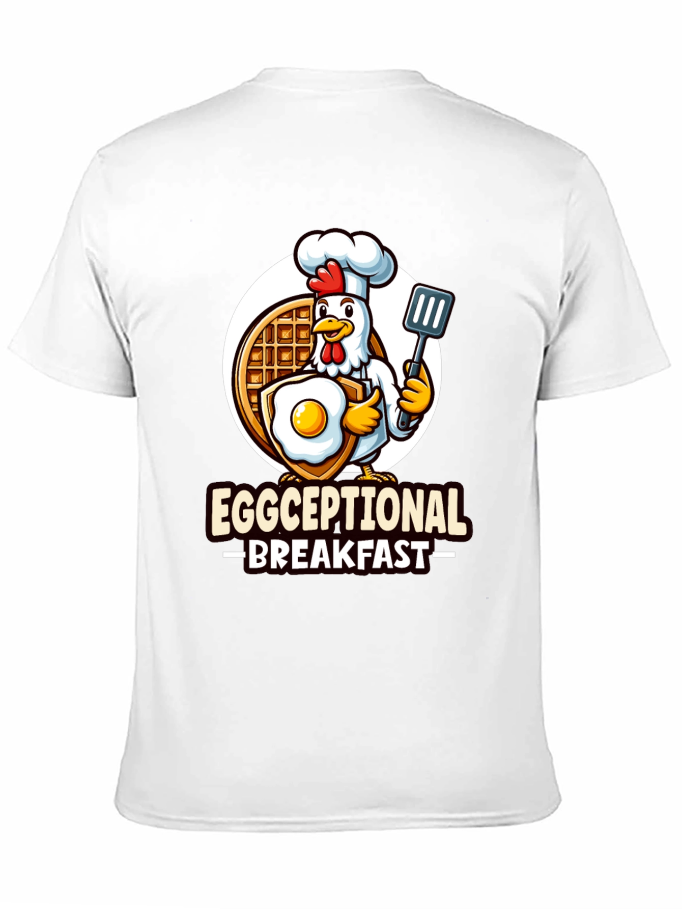 Black Eggceptional Breakfast T-Shirt - Chicken Chef! view 11