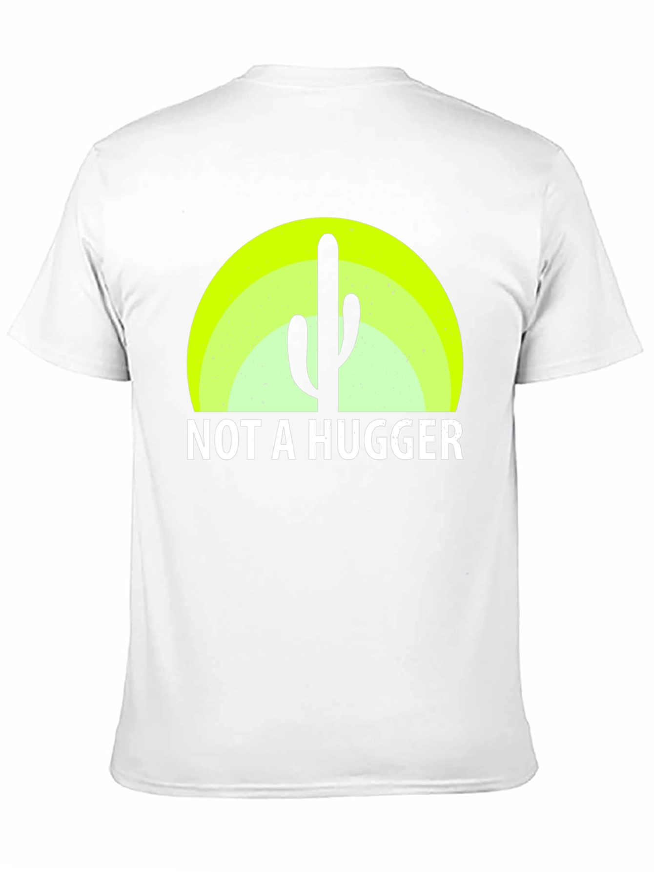 Black Not a Hugger Cactus Graphic Tee - Funny Sarcastic Shirt view 11