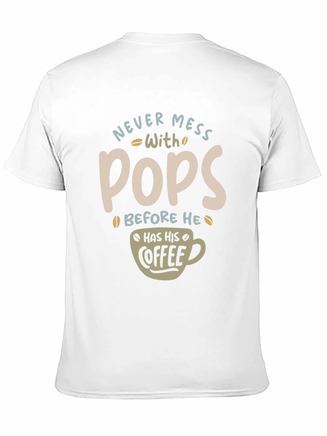 Black Never Mess With Pops T-Shirt view 11
