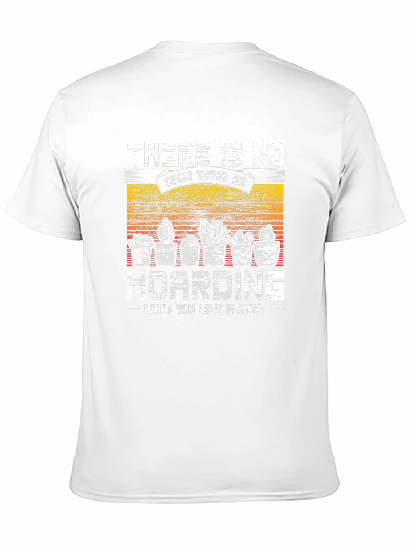 Black Plant Lover T-Shirt - "No Hoarding" view 11