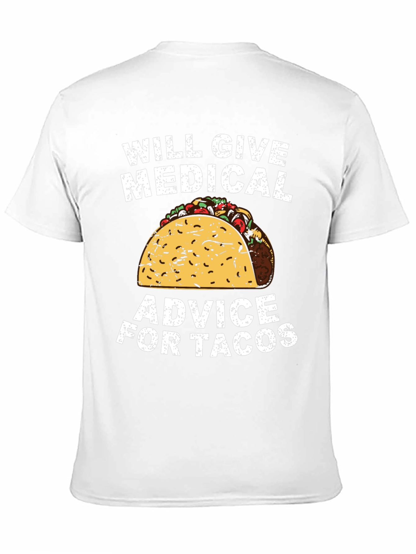 Black Medical Advice for Tacos Graphic Tee view 11