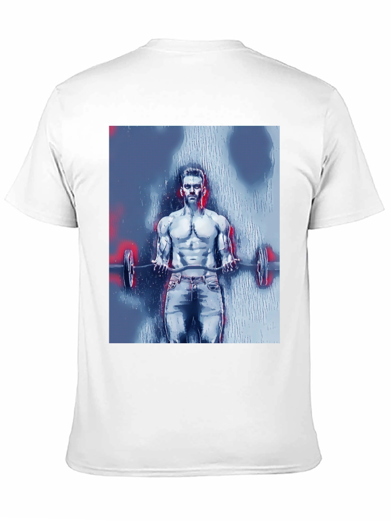 Black Men's Bodybuilder Graphic Tee - Black view 11